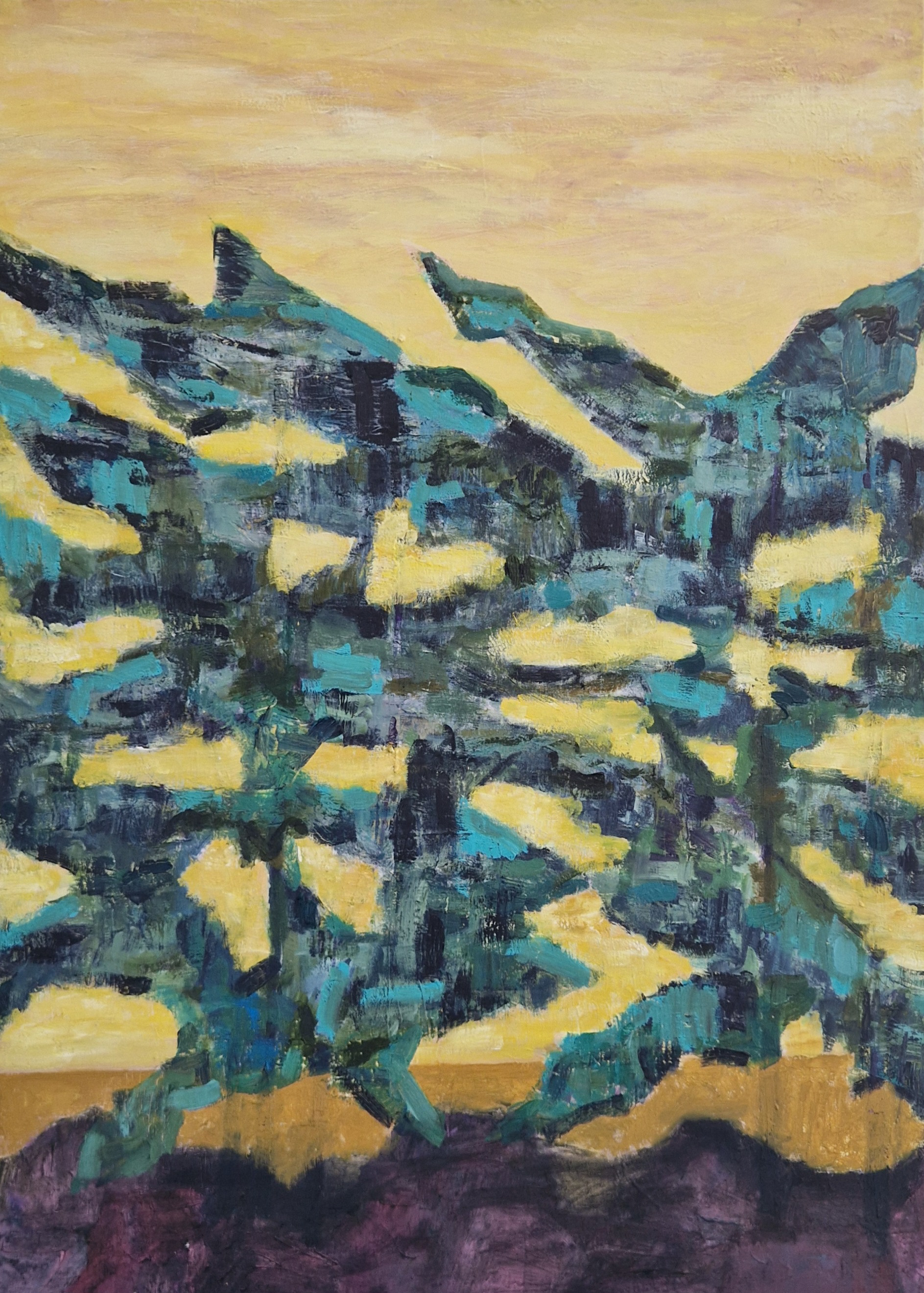 6500 kr. 60x80 cm Olie på lærred.