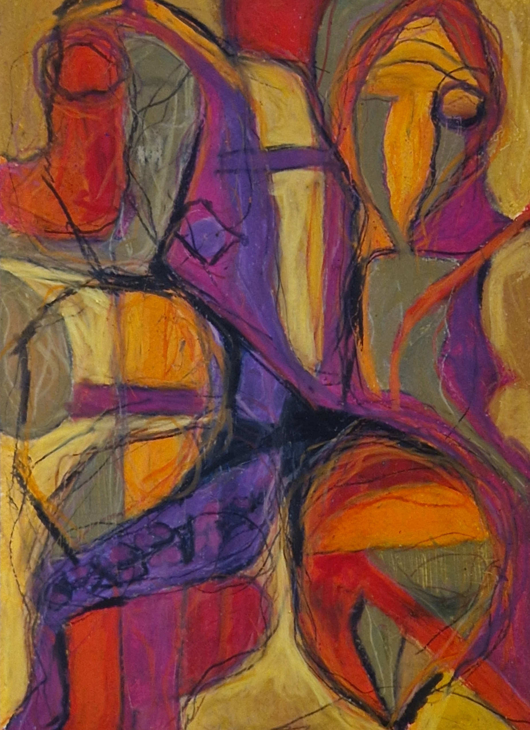 1200 kr. A4, 2024 Pastel på papir.pastel på papir. 2024