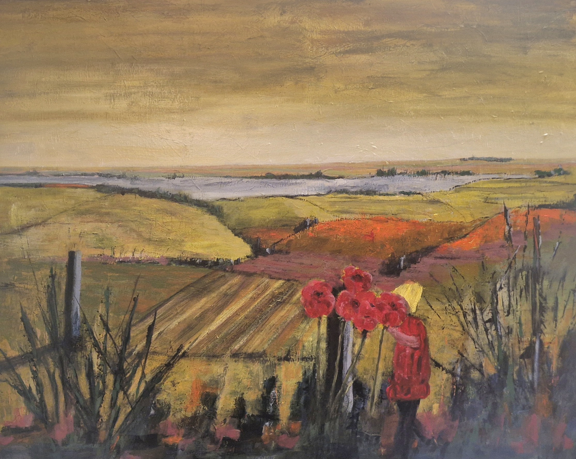 solgt  80x100 akryl på lærred 2024