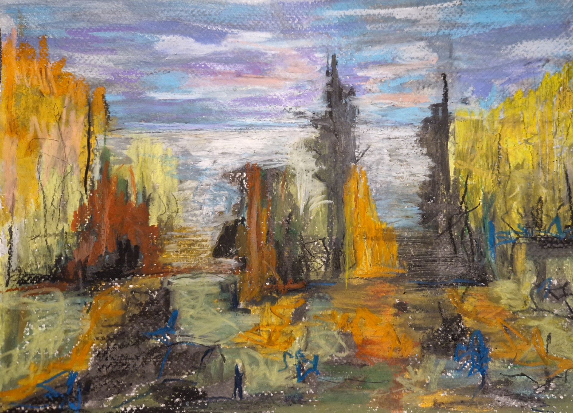 1200 kr. 2024 - A4, pastel på papir 