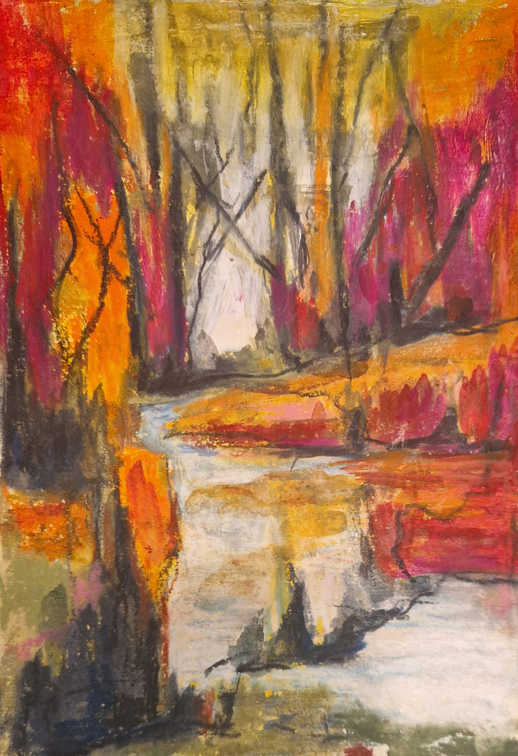 850 kr. A5 pastel på papir 2024