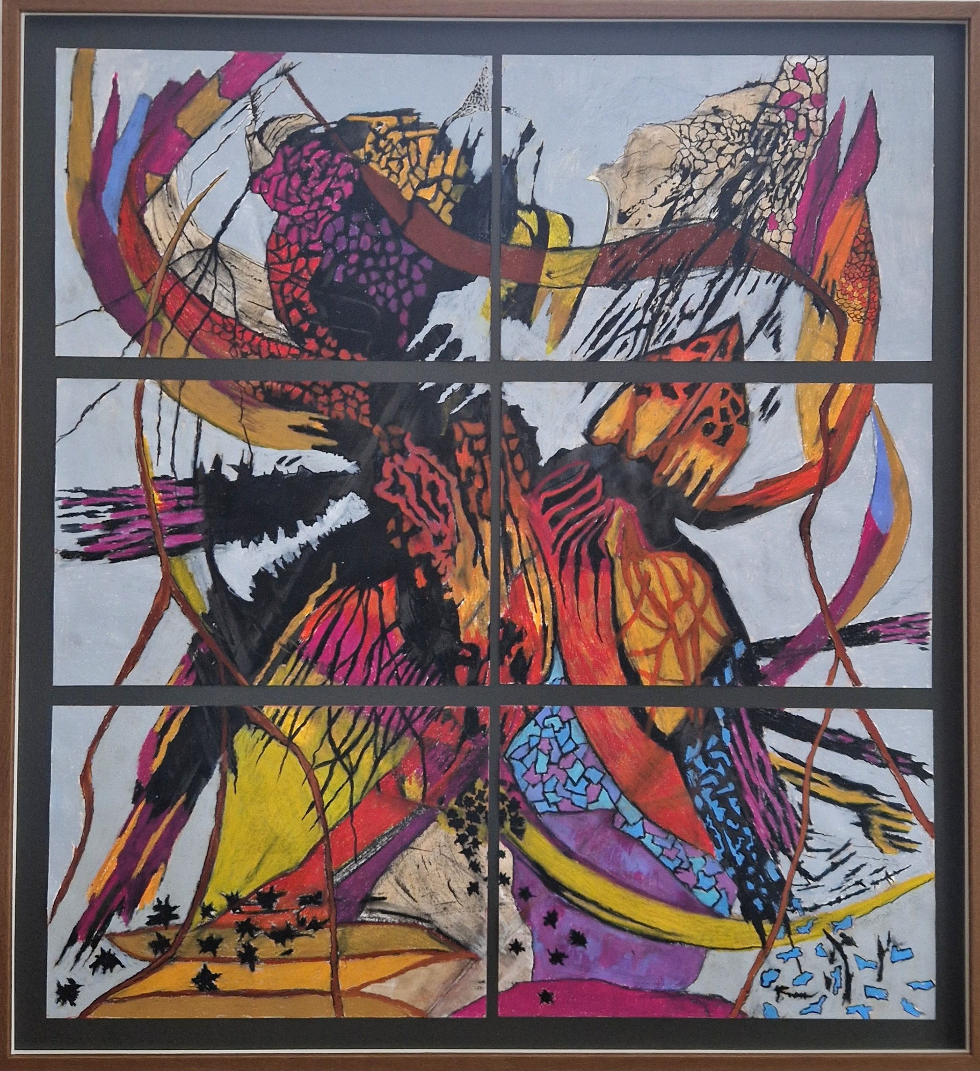 6500 kr. 96x103 cm 6xA3 pastel påpapir 