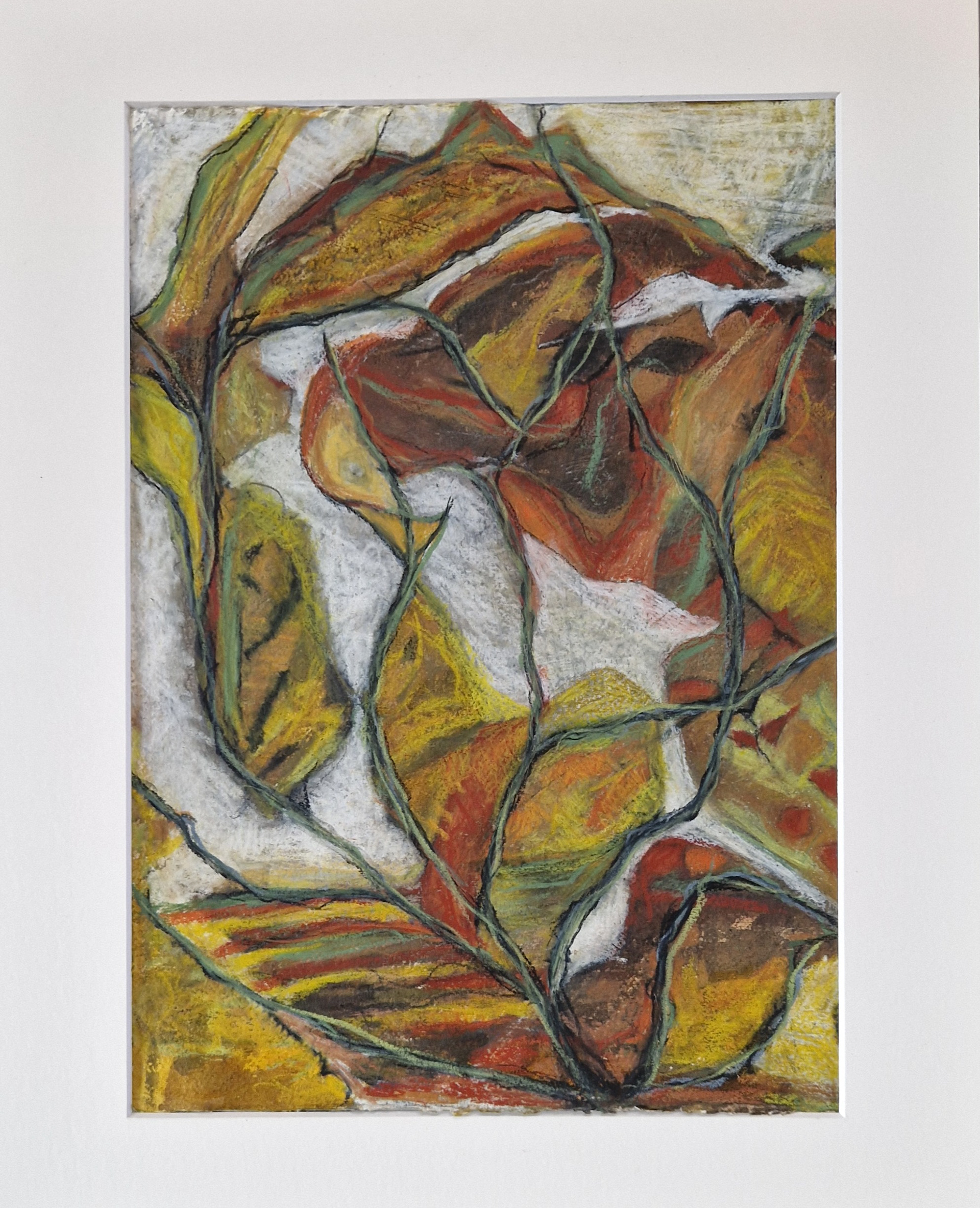 Fugletræk IV - 2300 kr. A3 pastel på papir 2025