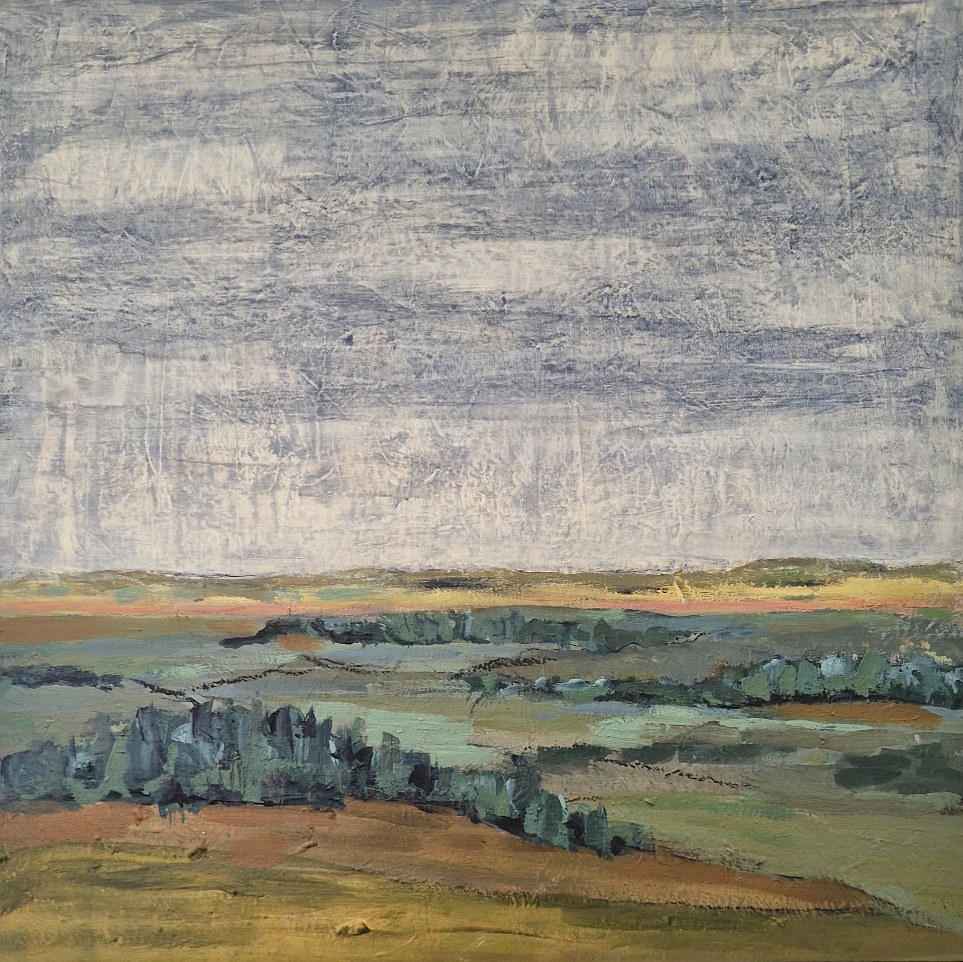 4500 kr. 40x40 cm akryl på lærred.
