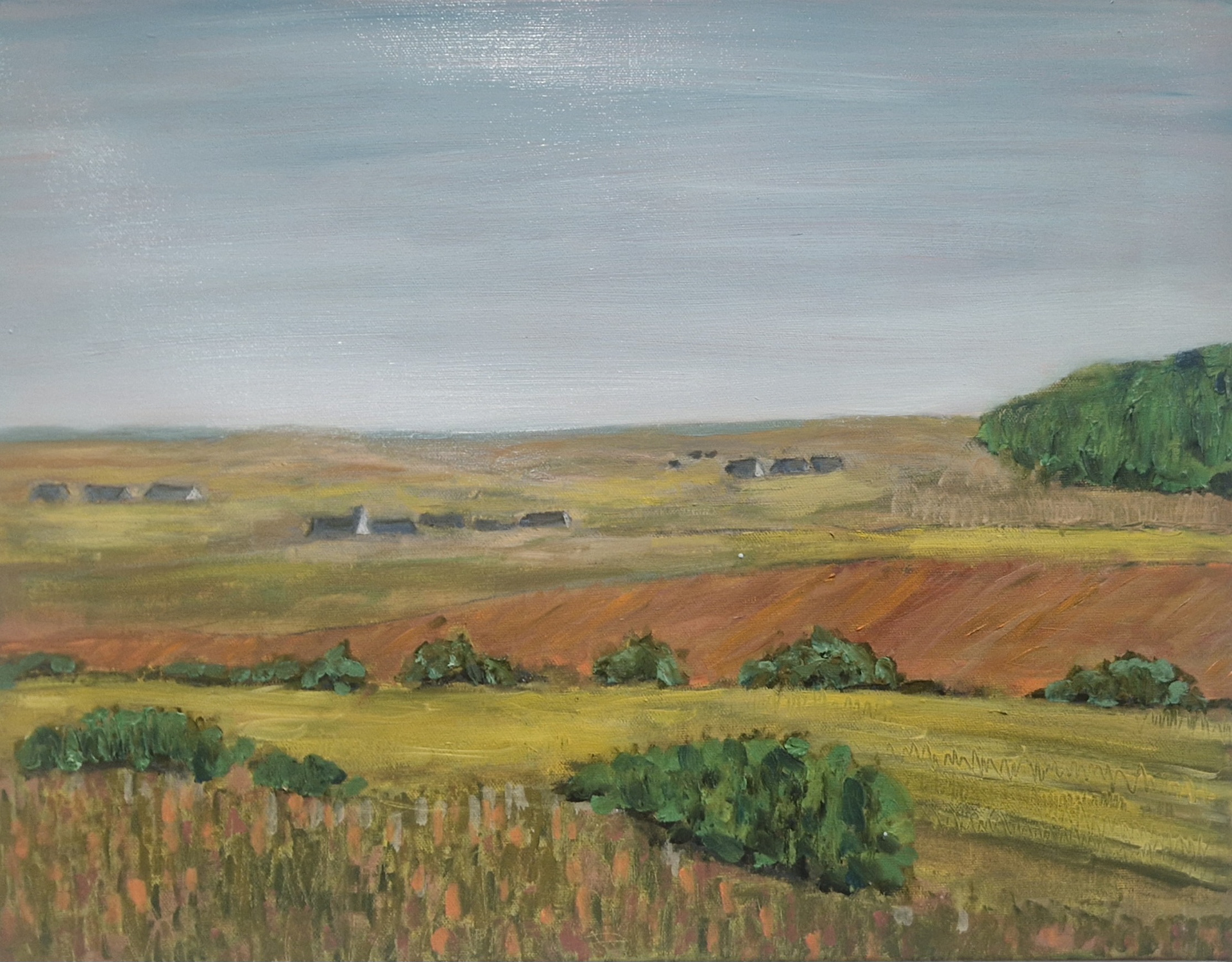 4500 kr. 40x60 cm akryl på lærred 2025