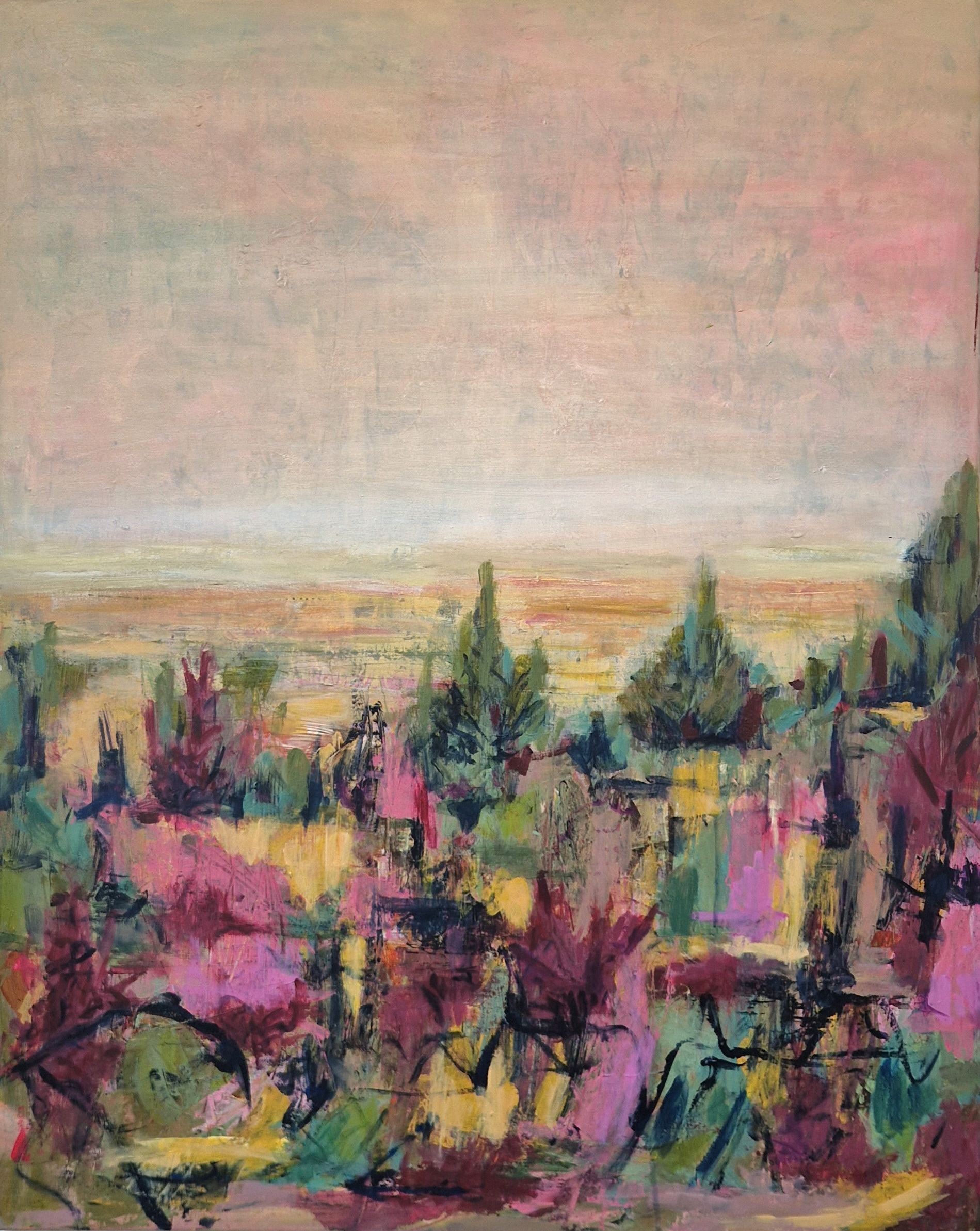 6500 kr. 80x100 kr. akryl på lærred. 2025