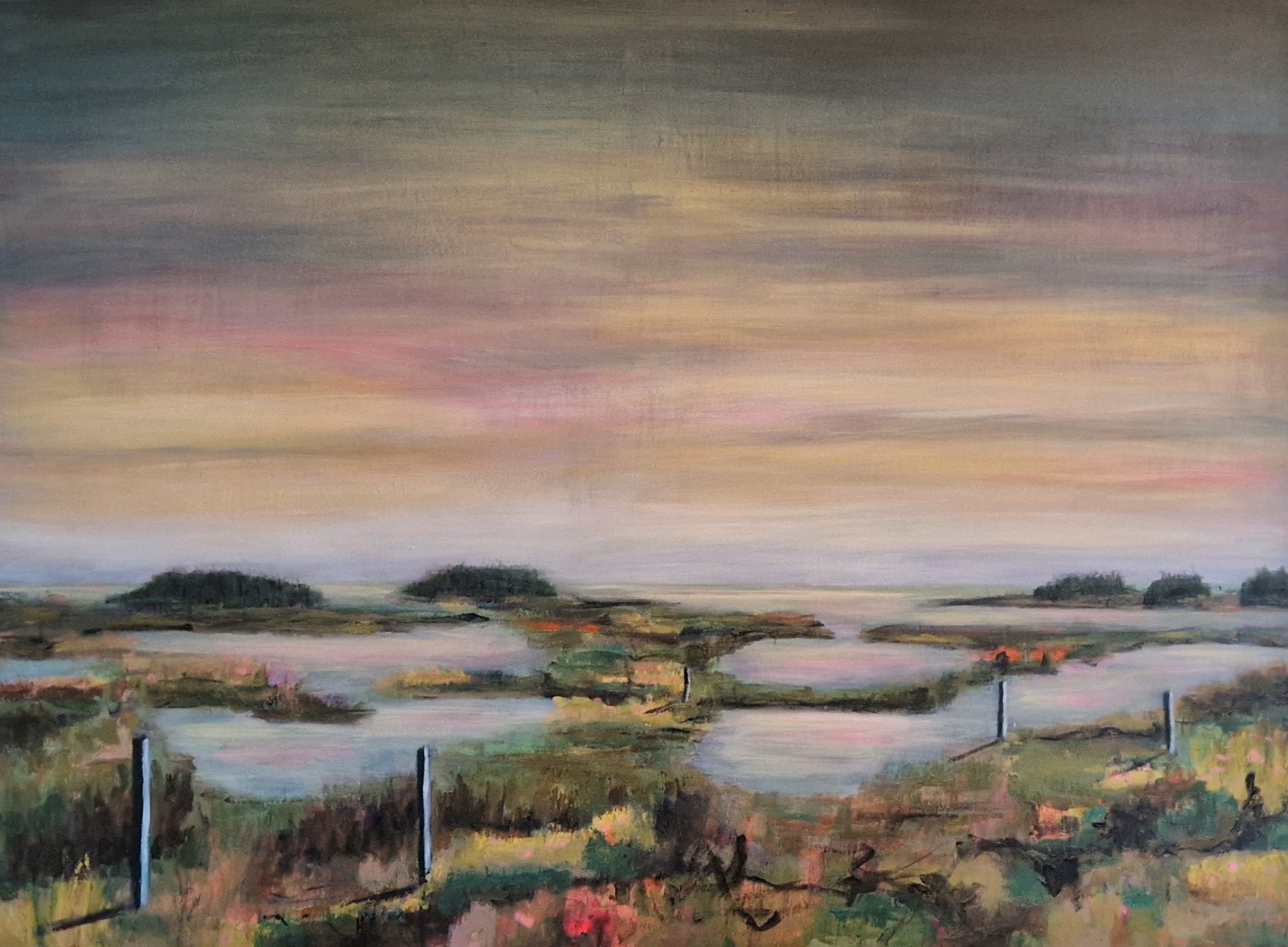 9500 kr. 90x120 akryl på lærred 2024 