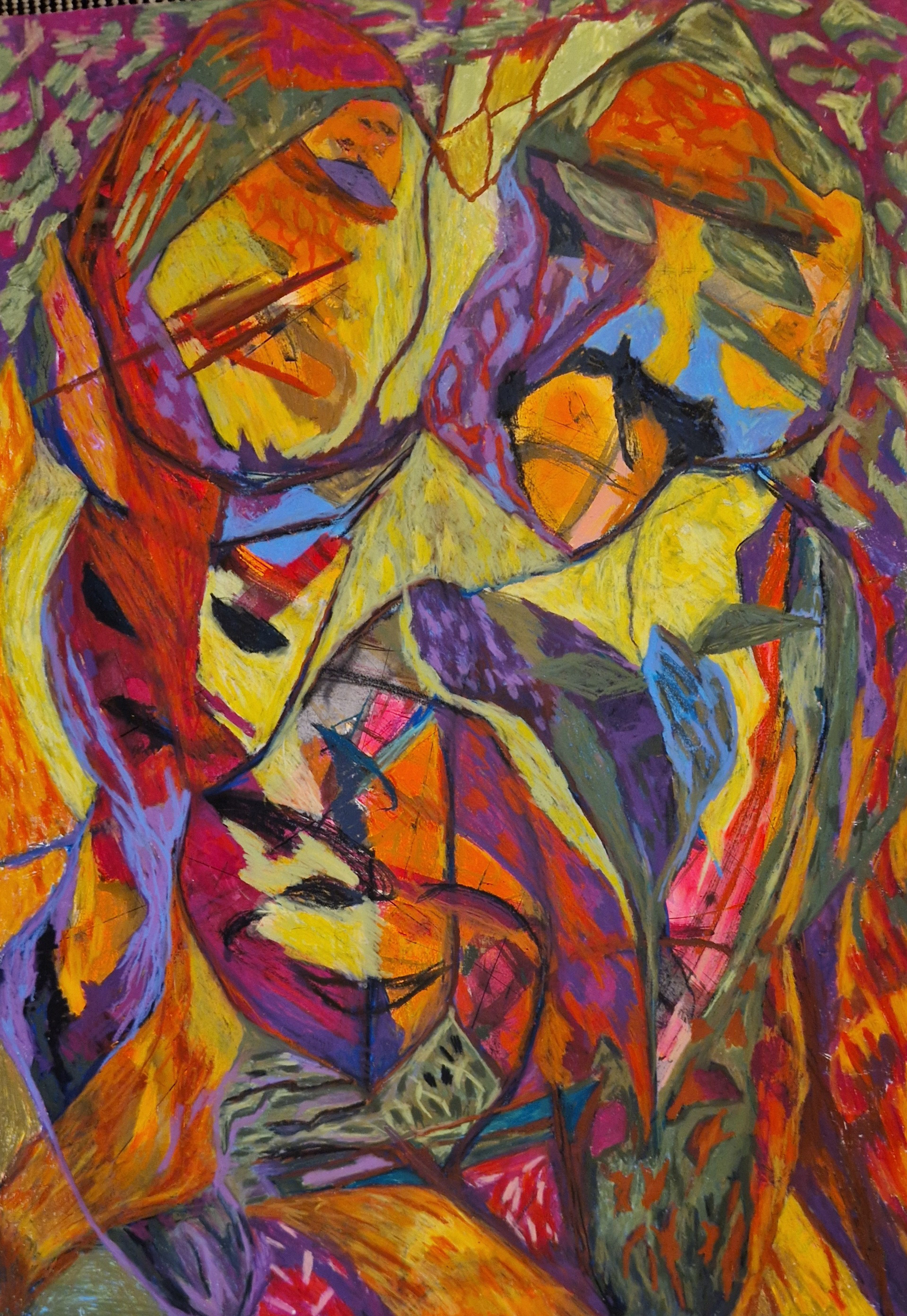 Identitet: 4500 kr 70x100 cm - pastel på papir 2026