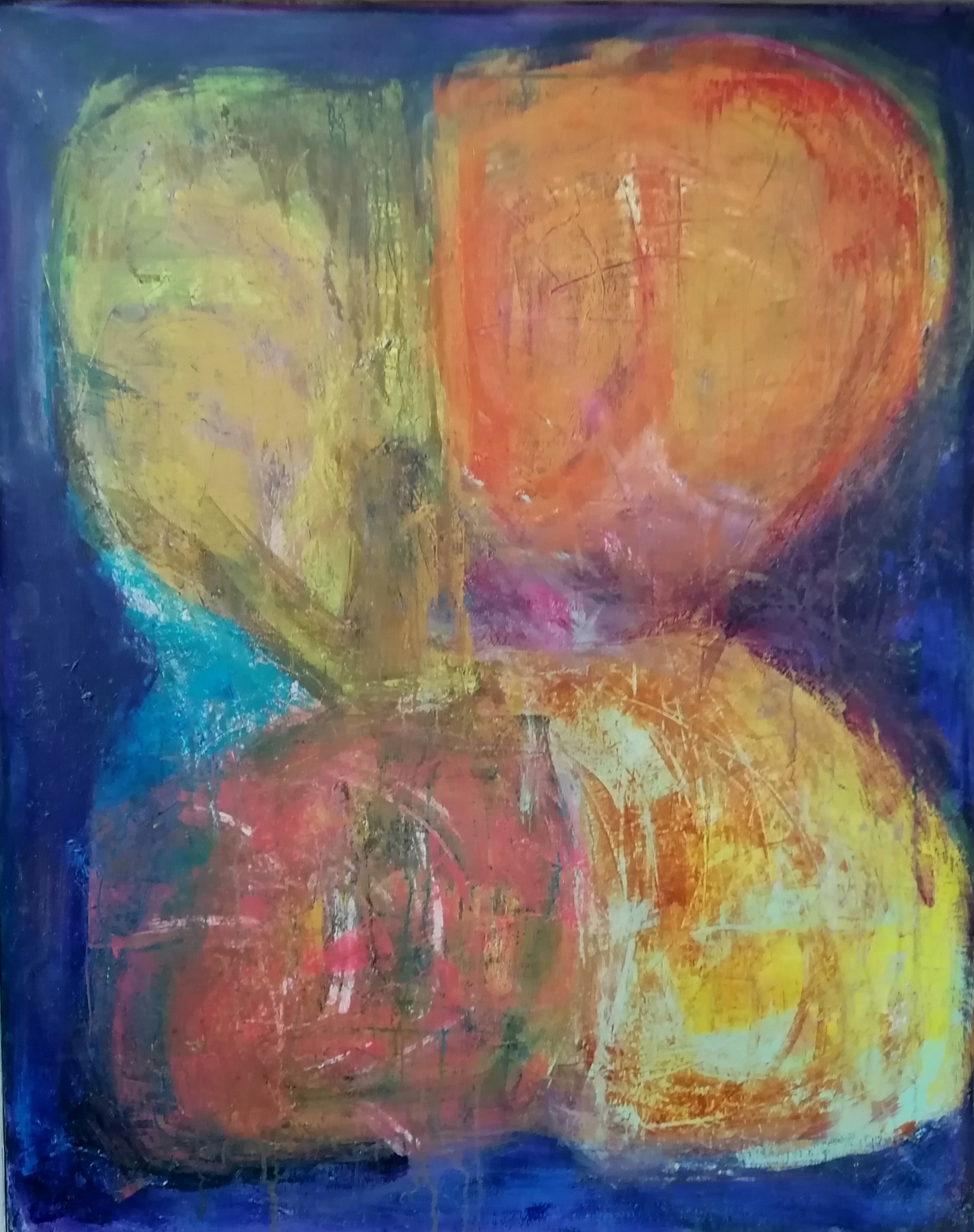 Solgt, 80x100 cm, akryl på lærred, 2021