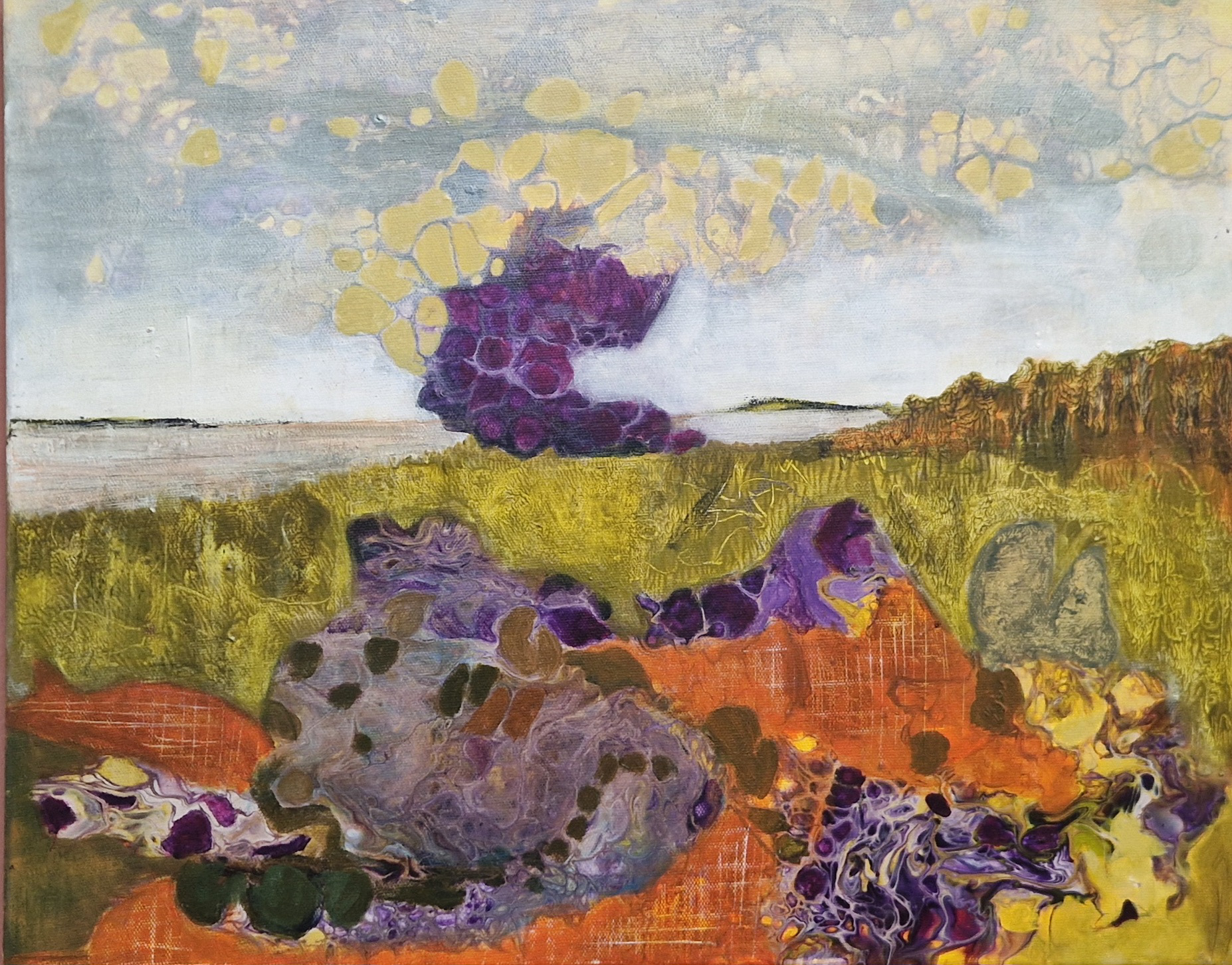 5500 kr. akryl på lærred 2025