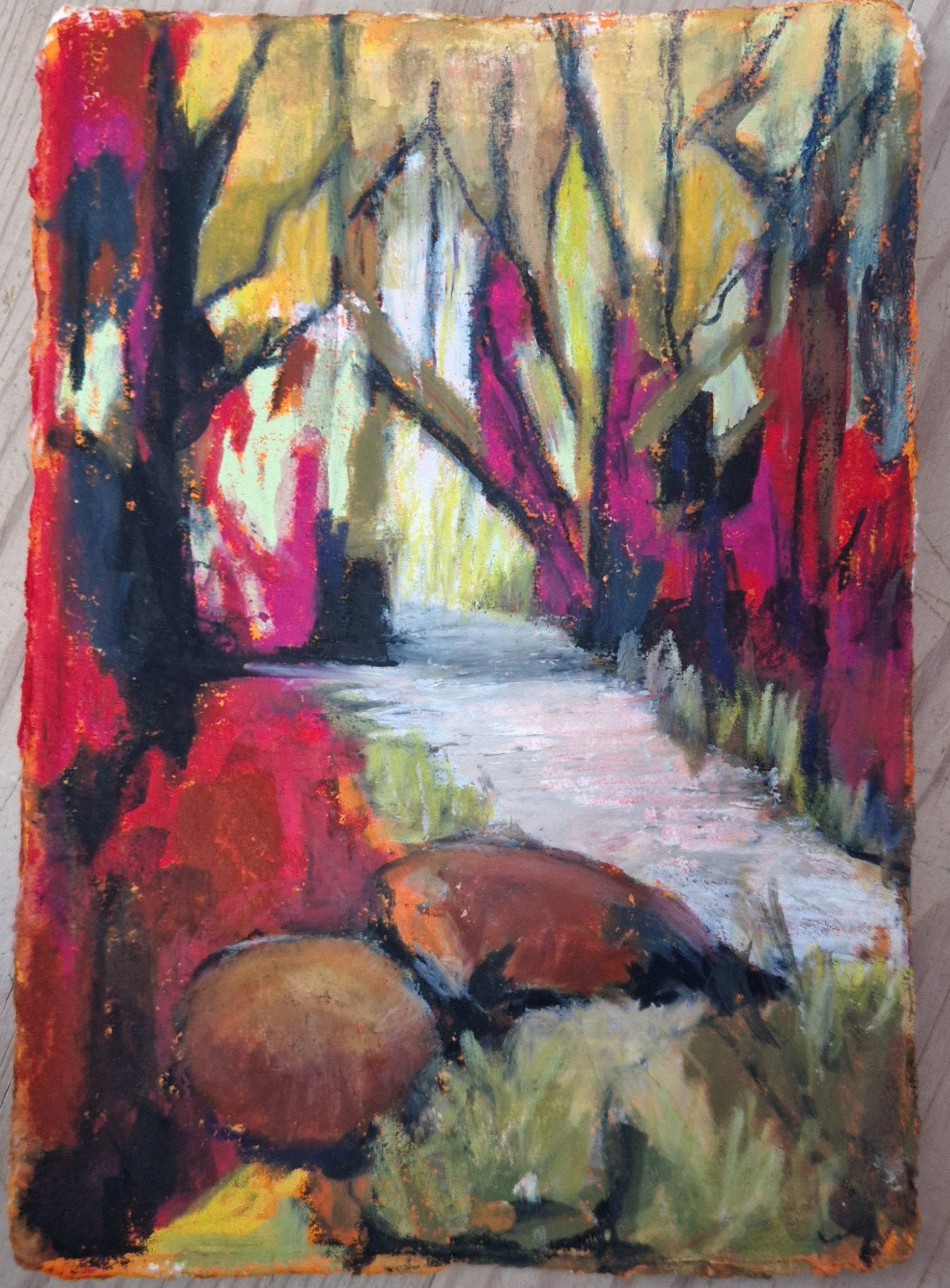 850 kr. A5 pastel på papir 2024