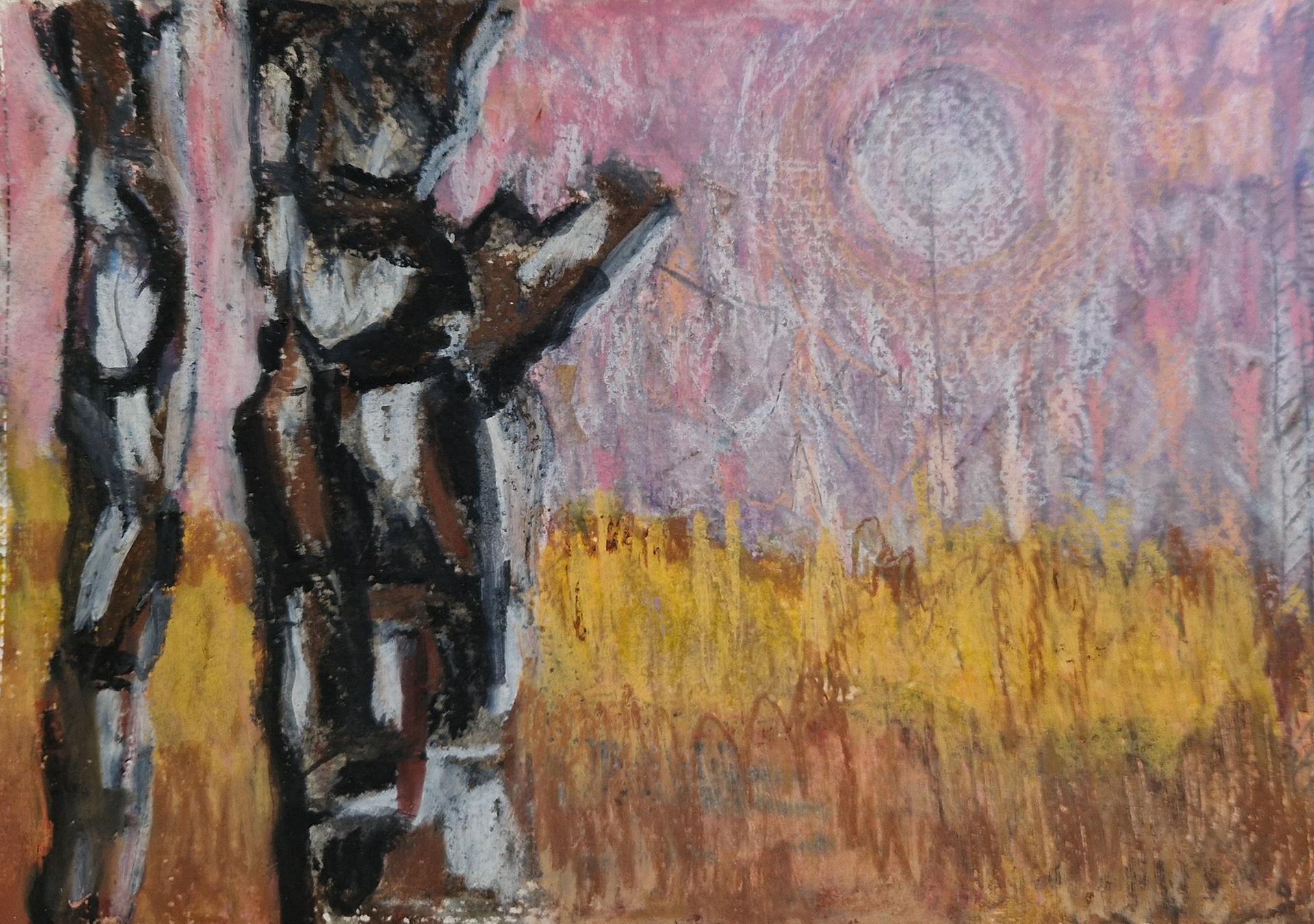 850 kr. A5 pastel på papir