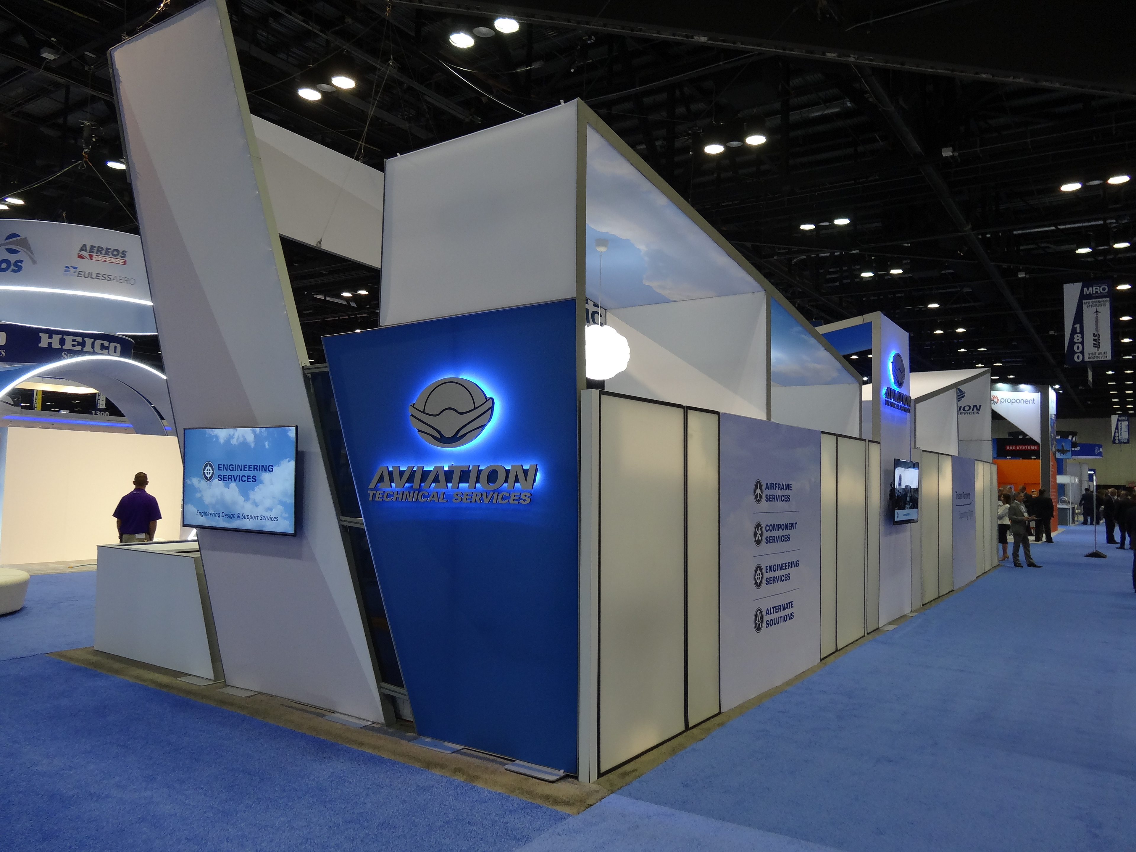 Dimension Sign Ads a Bit of Backlighting to Highlight the Brand