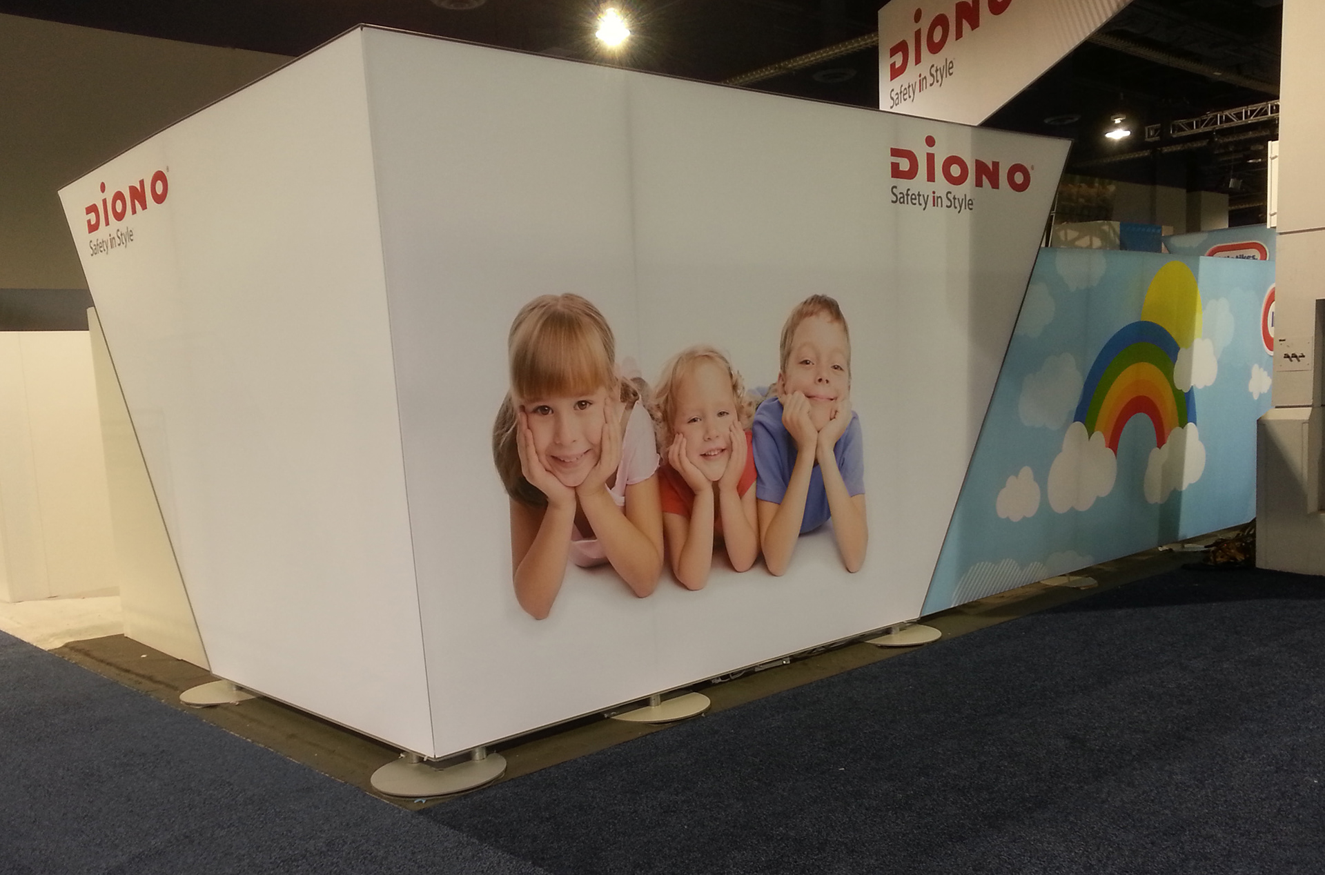 Diono on Brand showing Safe and Happy Children