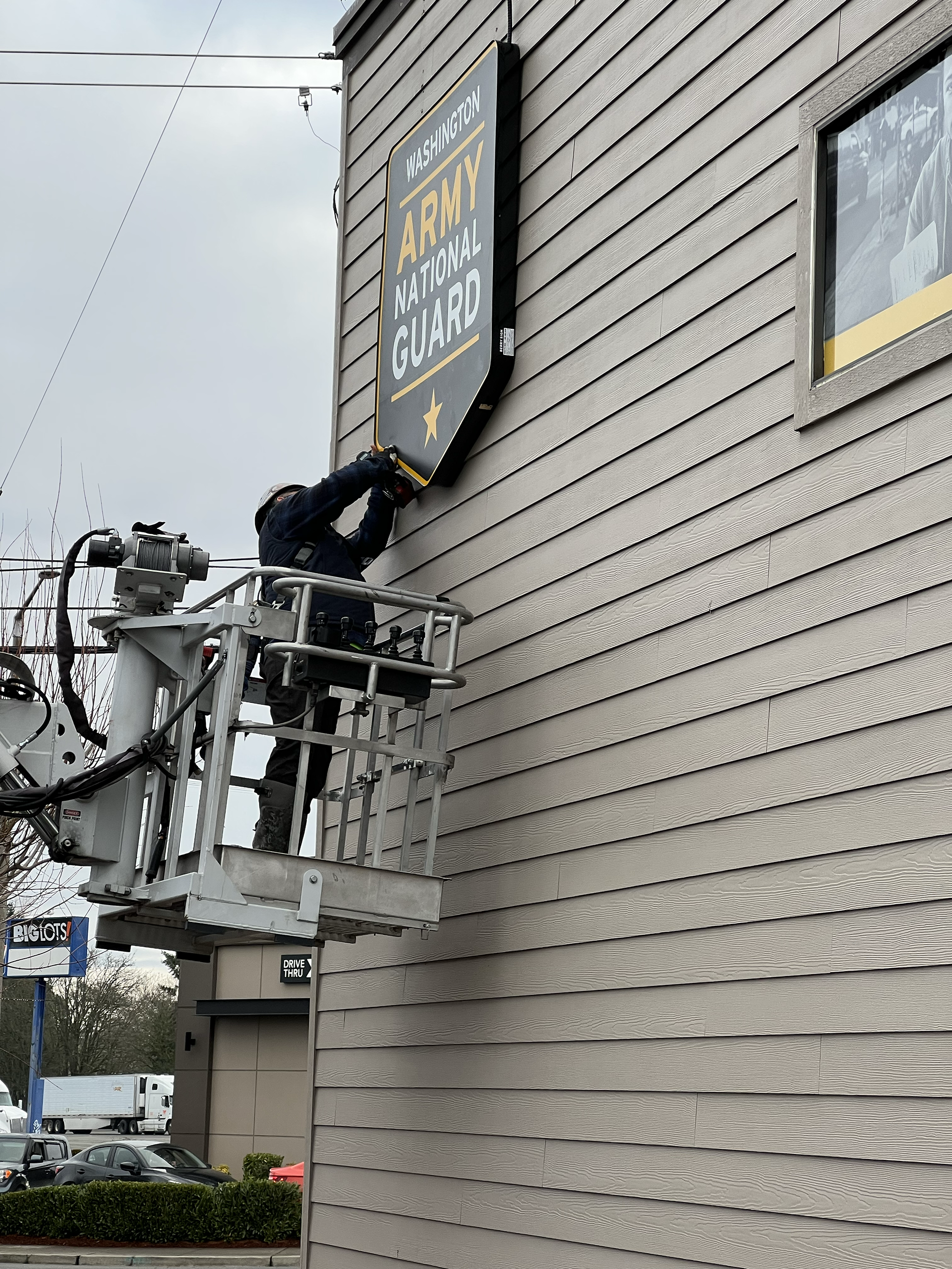 Installation of Lakewood LED Backlit Signage