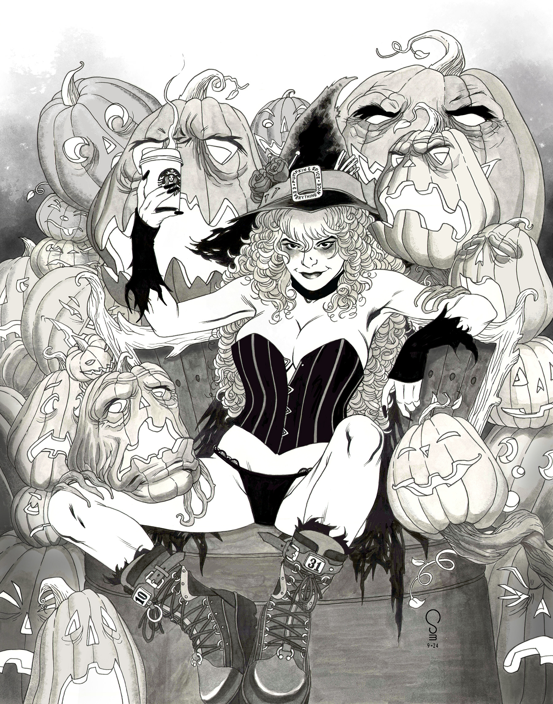 "The Pumpkin Spice Witch"