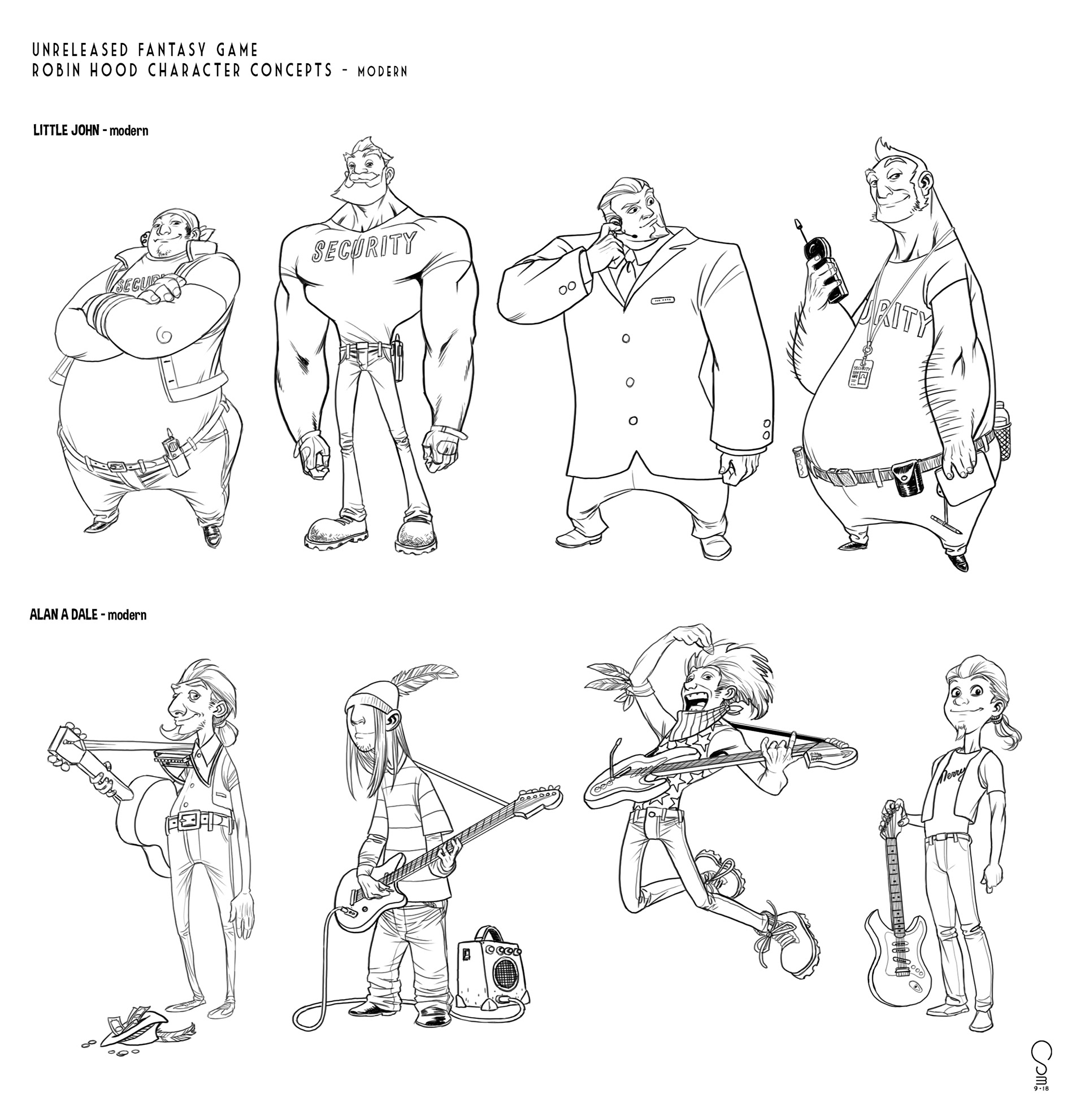 "Robin Hood Character Concepts"