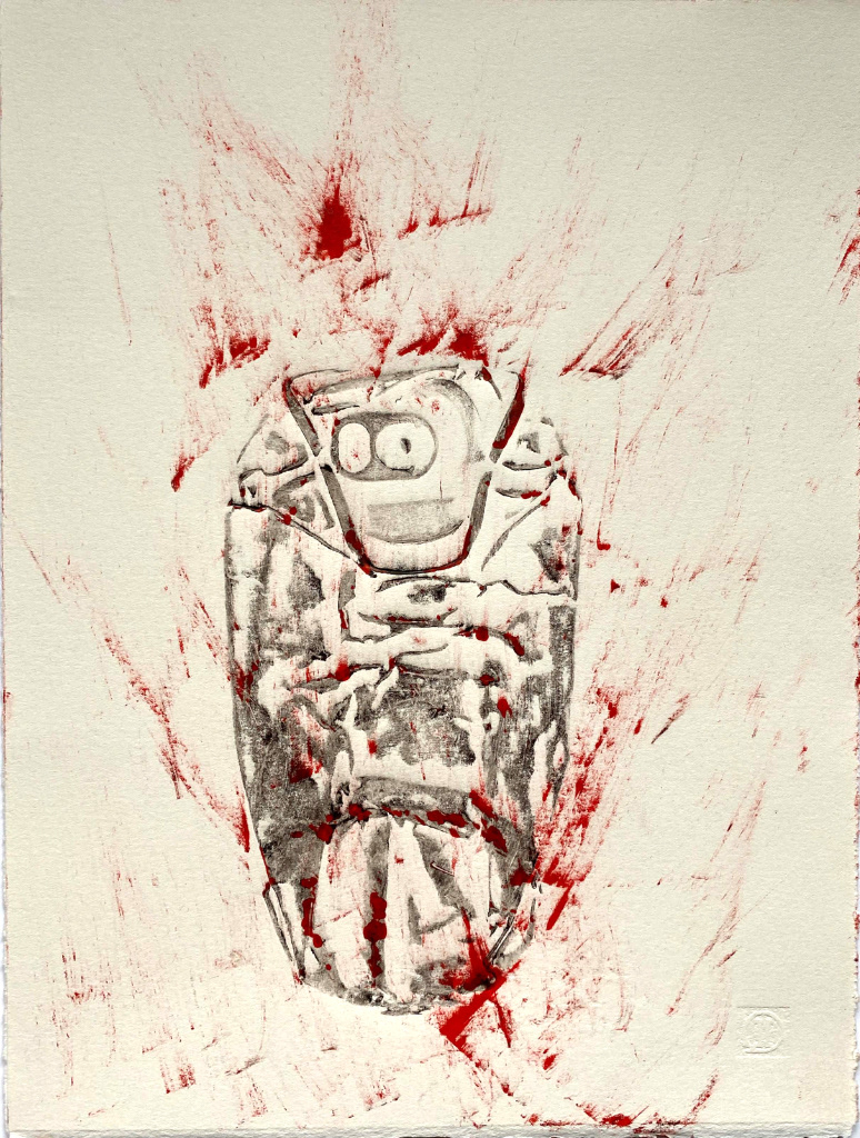 La peur 1 • 182x240mm • encres Charbonnel Aquawash sur papier Somerset