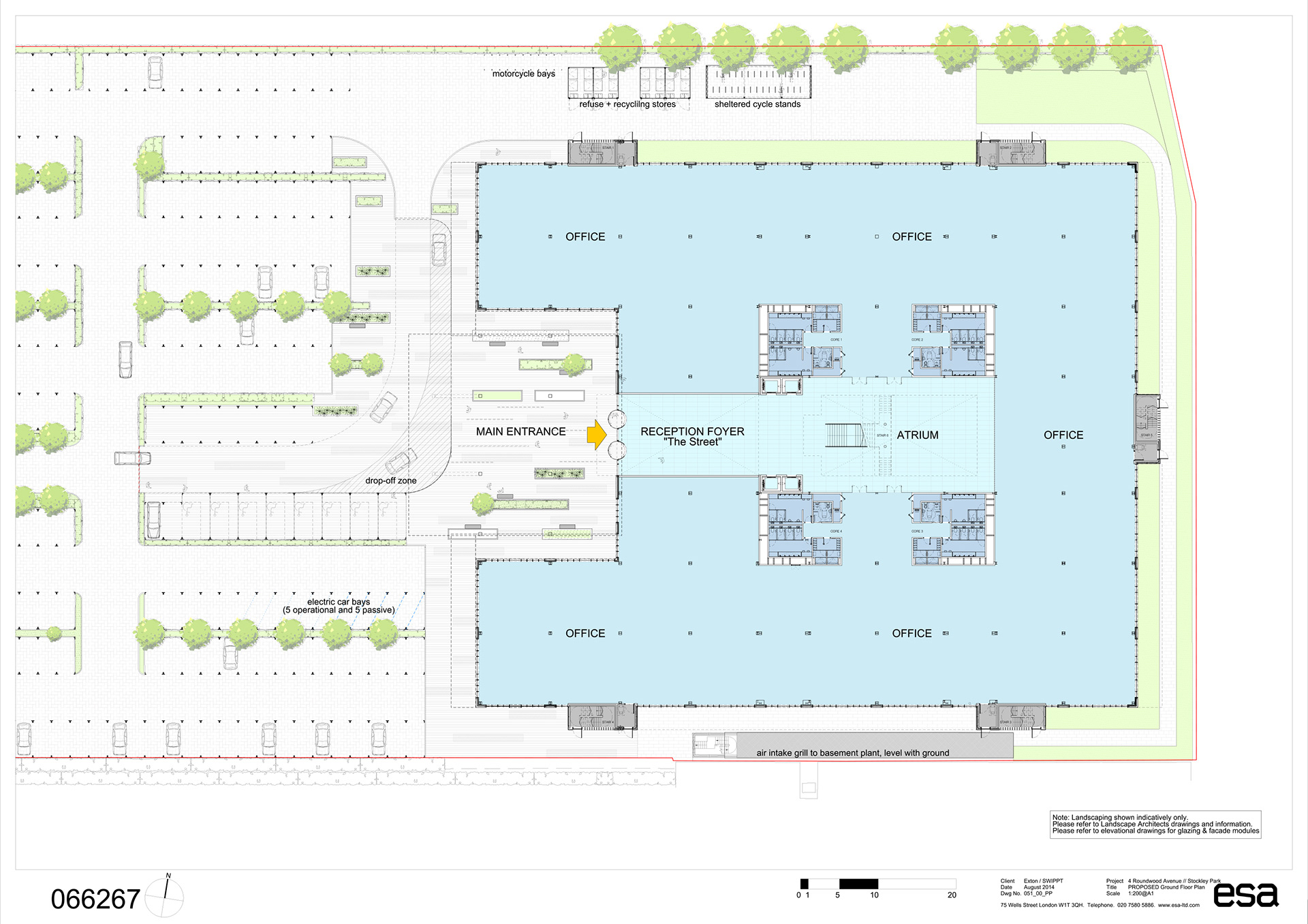 Ground Floor General Arrangement - Stage 3 PLANNING (for Local Authority approval)