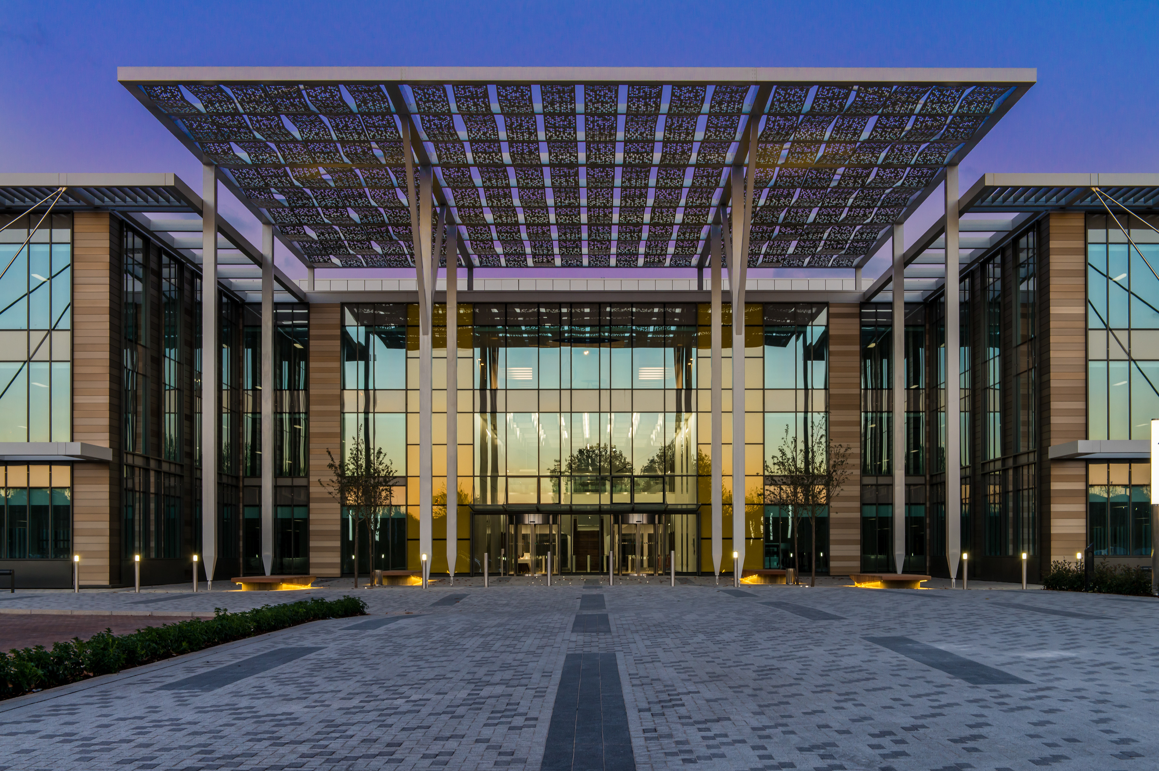 The entrance Plaza