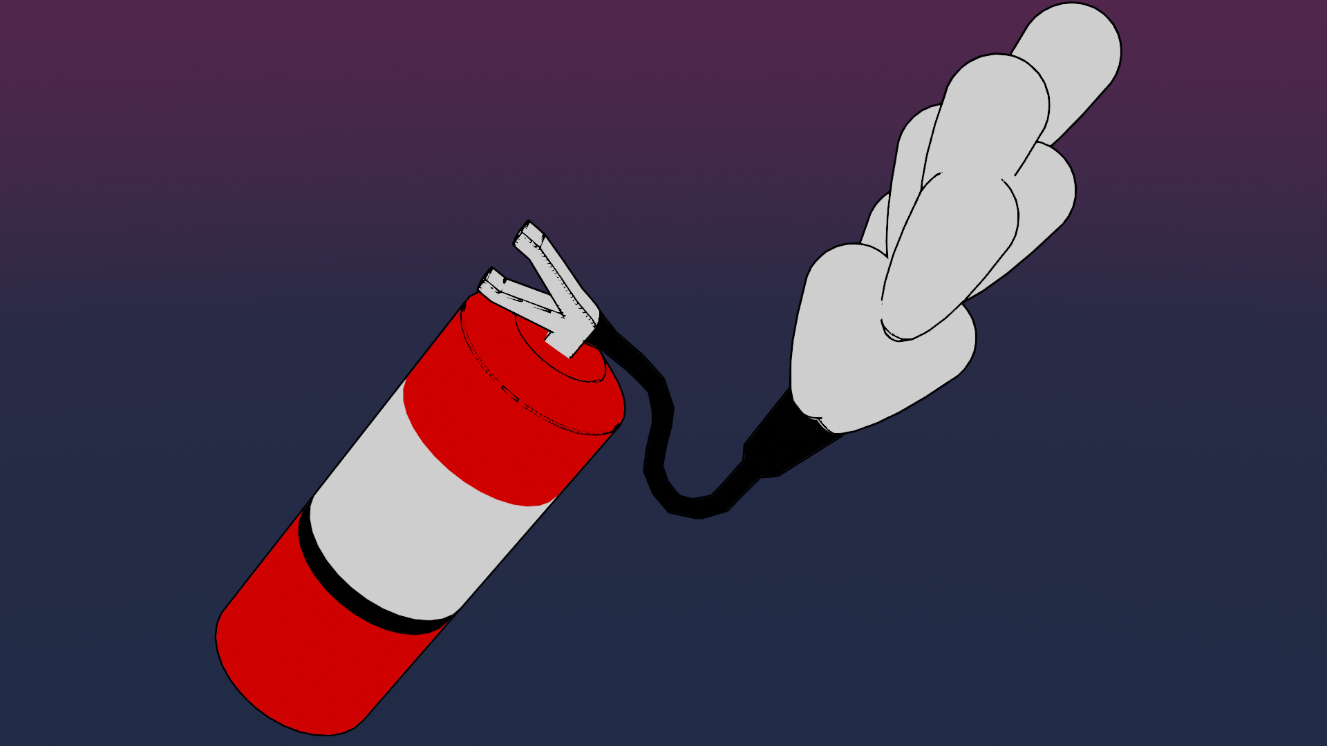 Fire Extinguisher(Would have launched the ball)