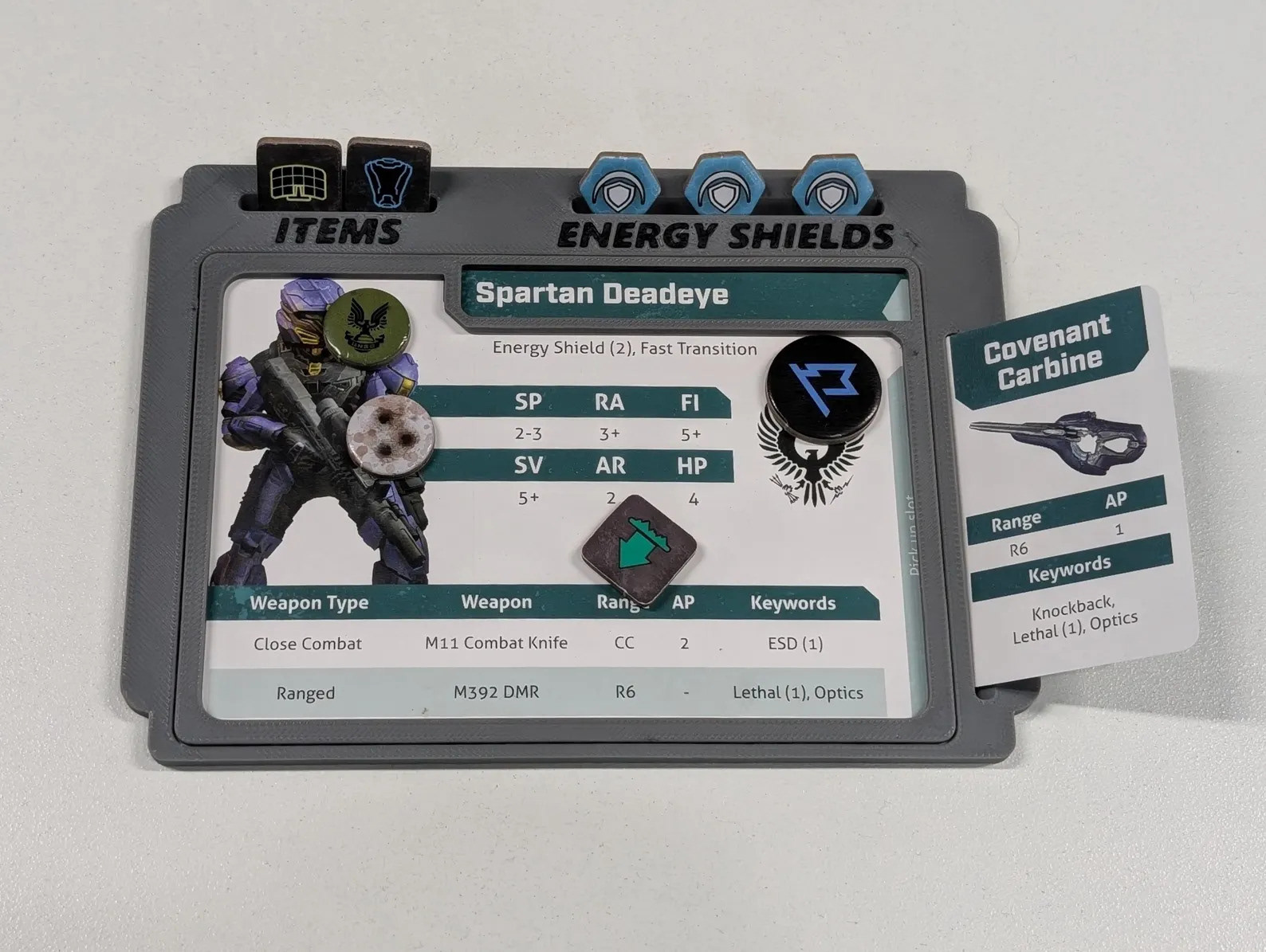Halo Flashpoint compatible Dashboard for War-Ganizer System