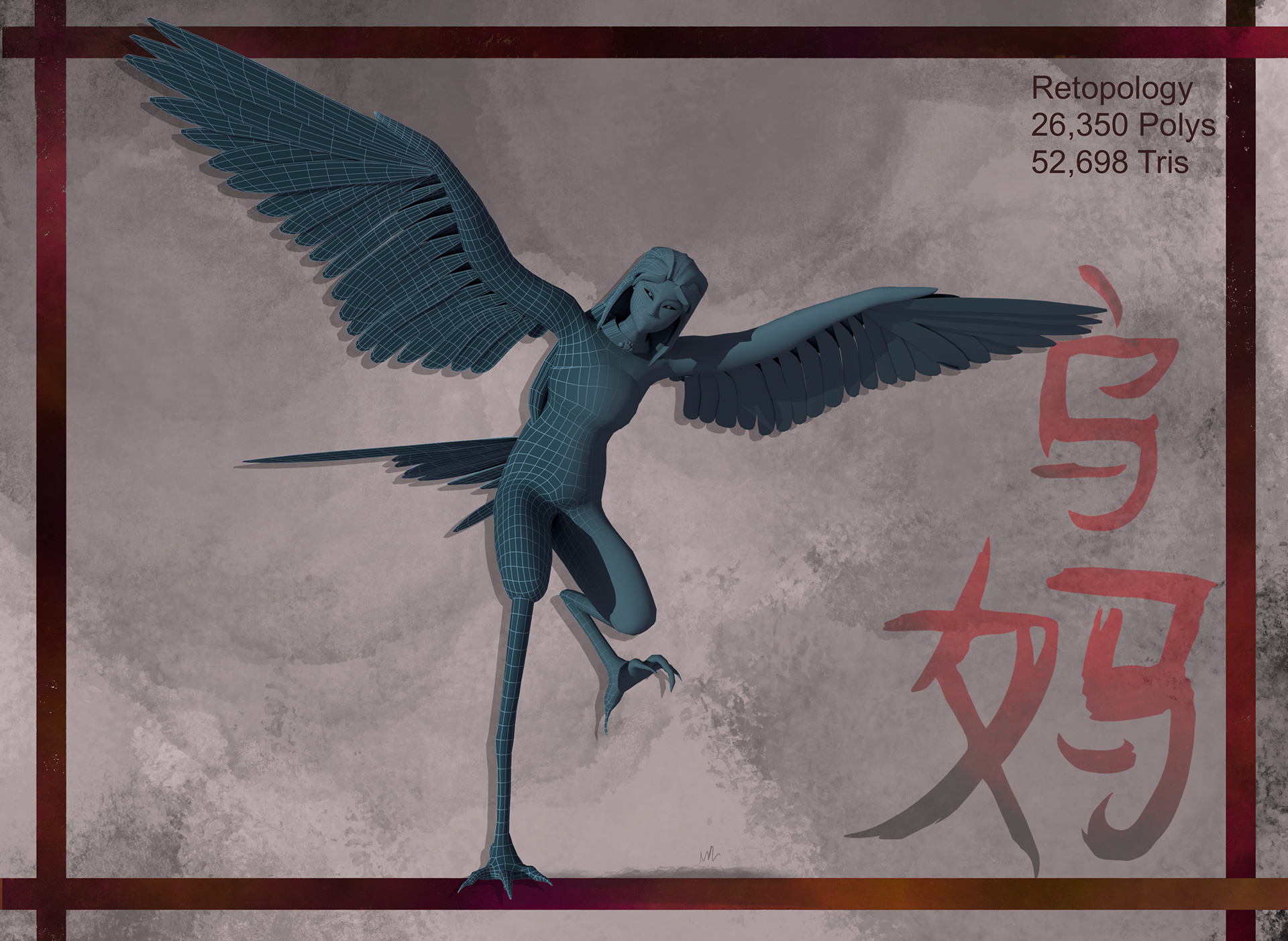 Guo Huo Niao Retopology