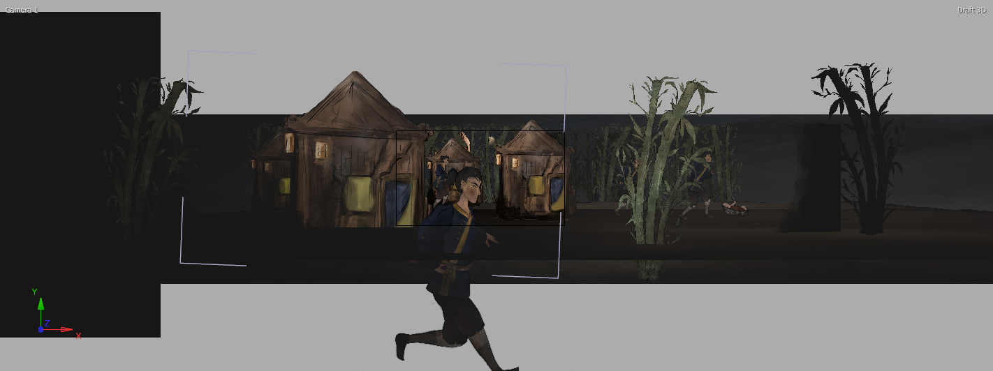 Running Scene in Comp