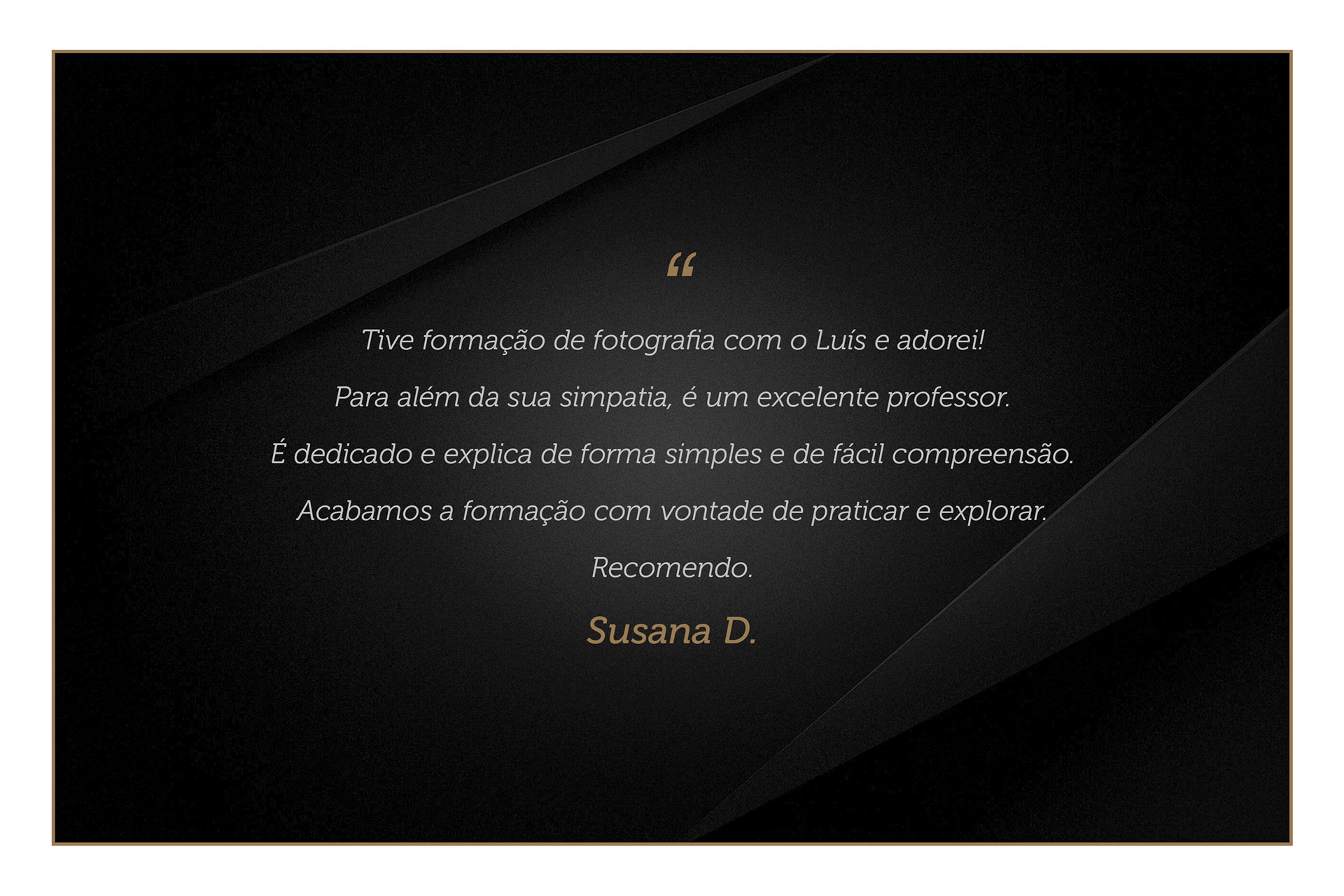 Testemunho | Susana D.