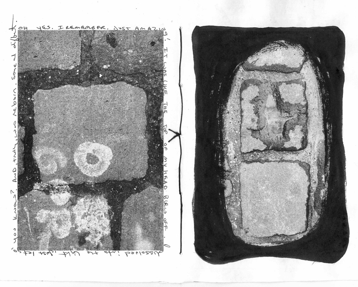 Study for Alley. handmade book