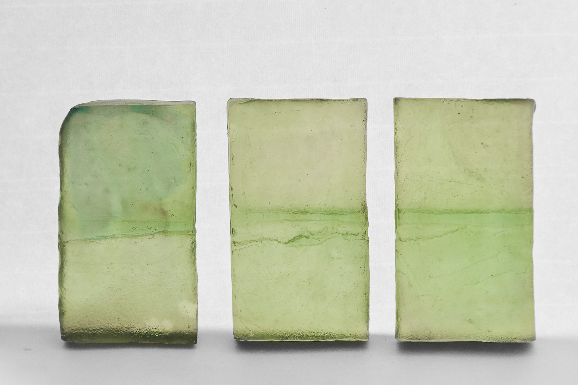 Studio Street. cast glass