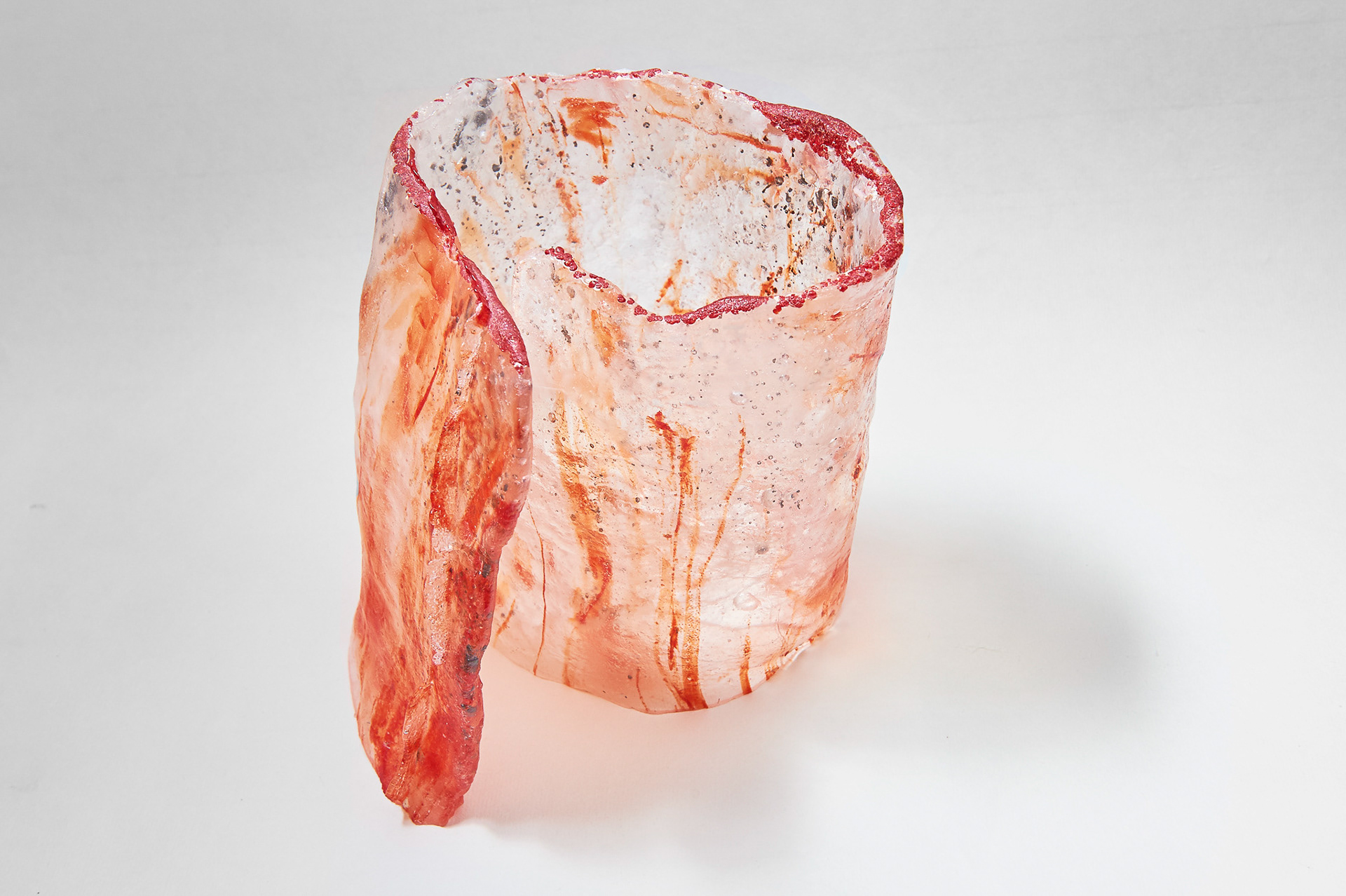 Empty Vessel. cast glass