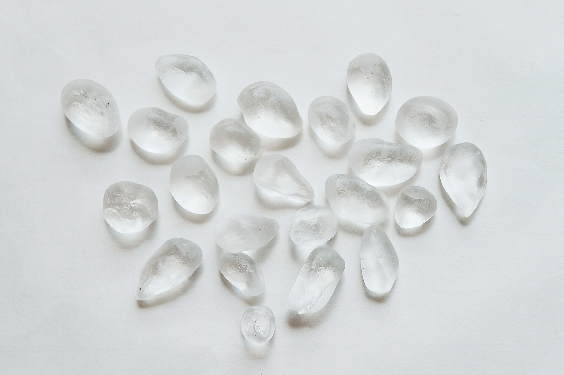 Seeds. cast glass