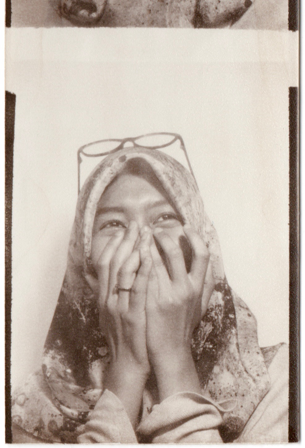 Self Portrait with Portals print 2, film photo booth