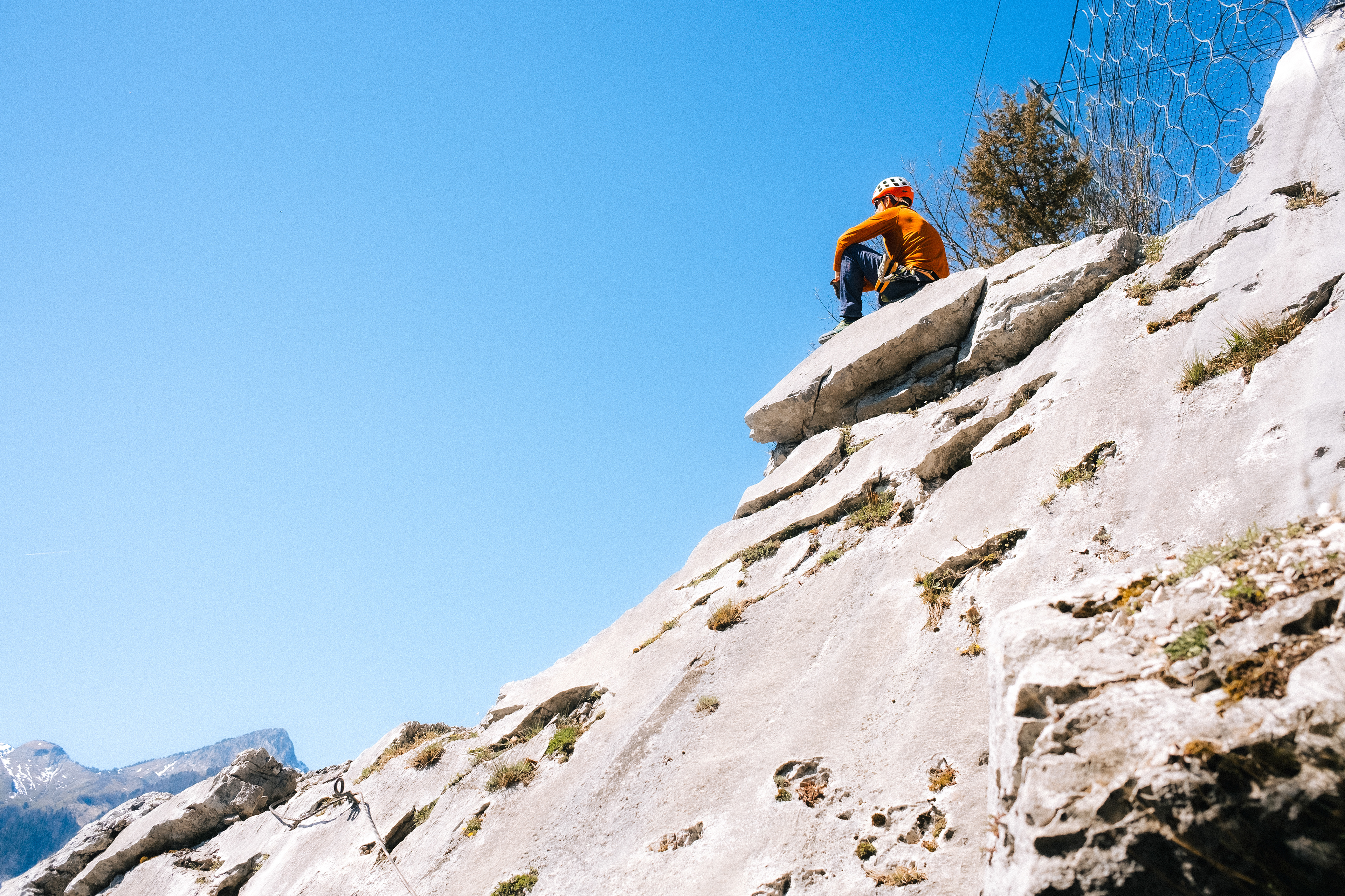 Via ferrata in French Alps 2025