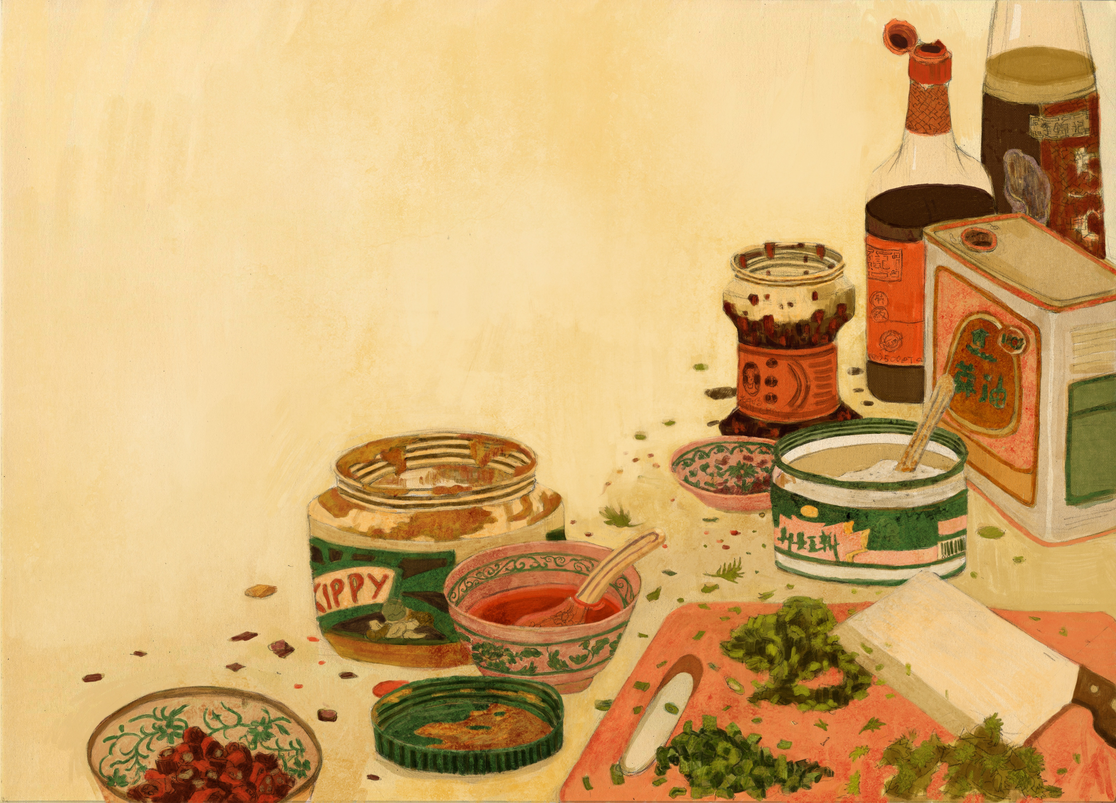 Hotpot (pencil and digital), 2023