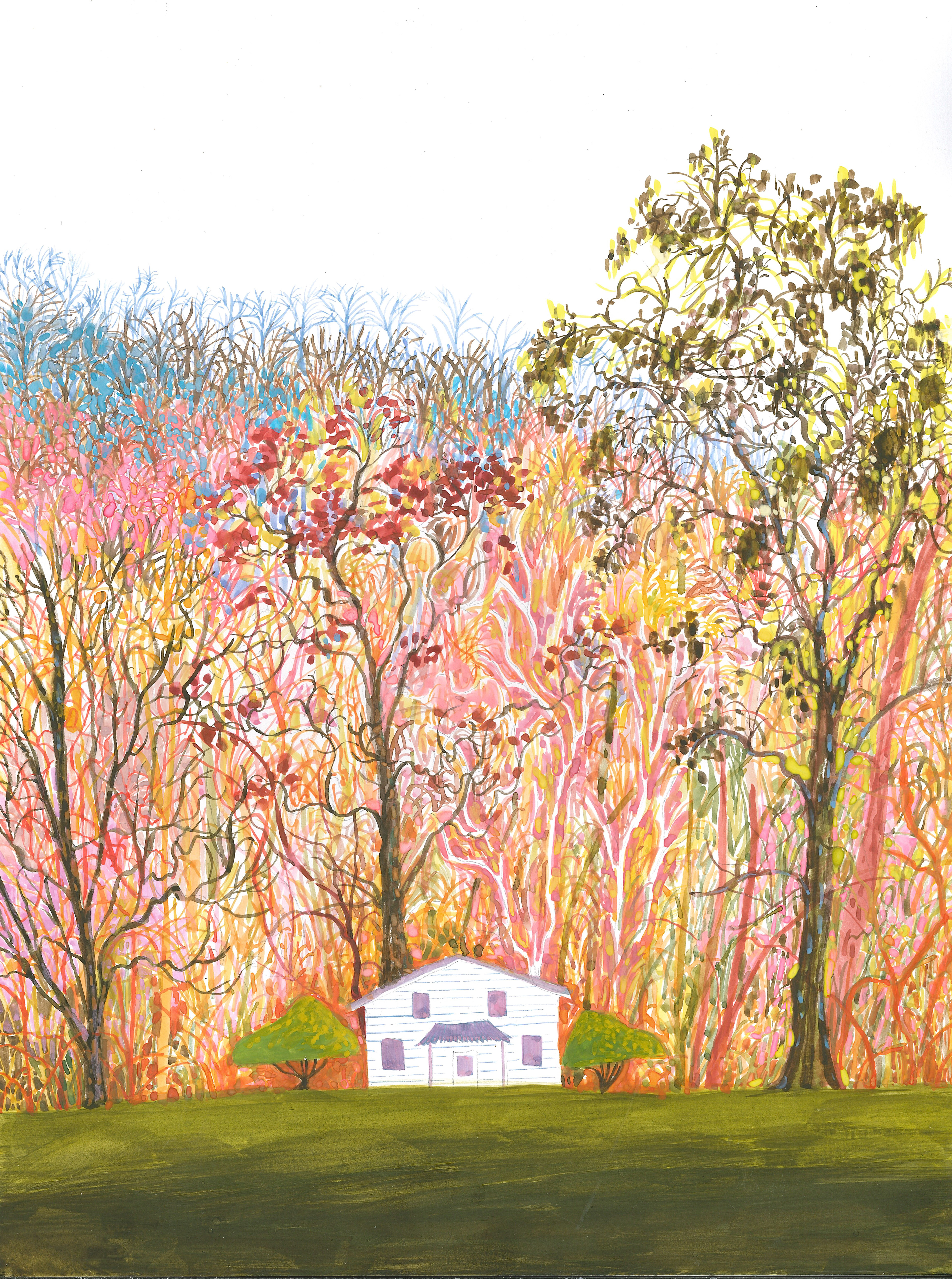 Grimsby (gouache), 2025