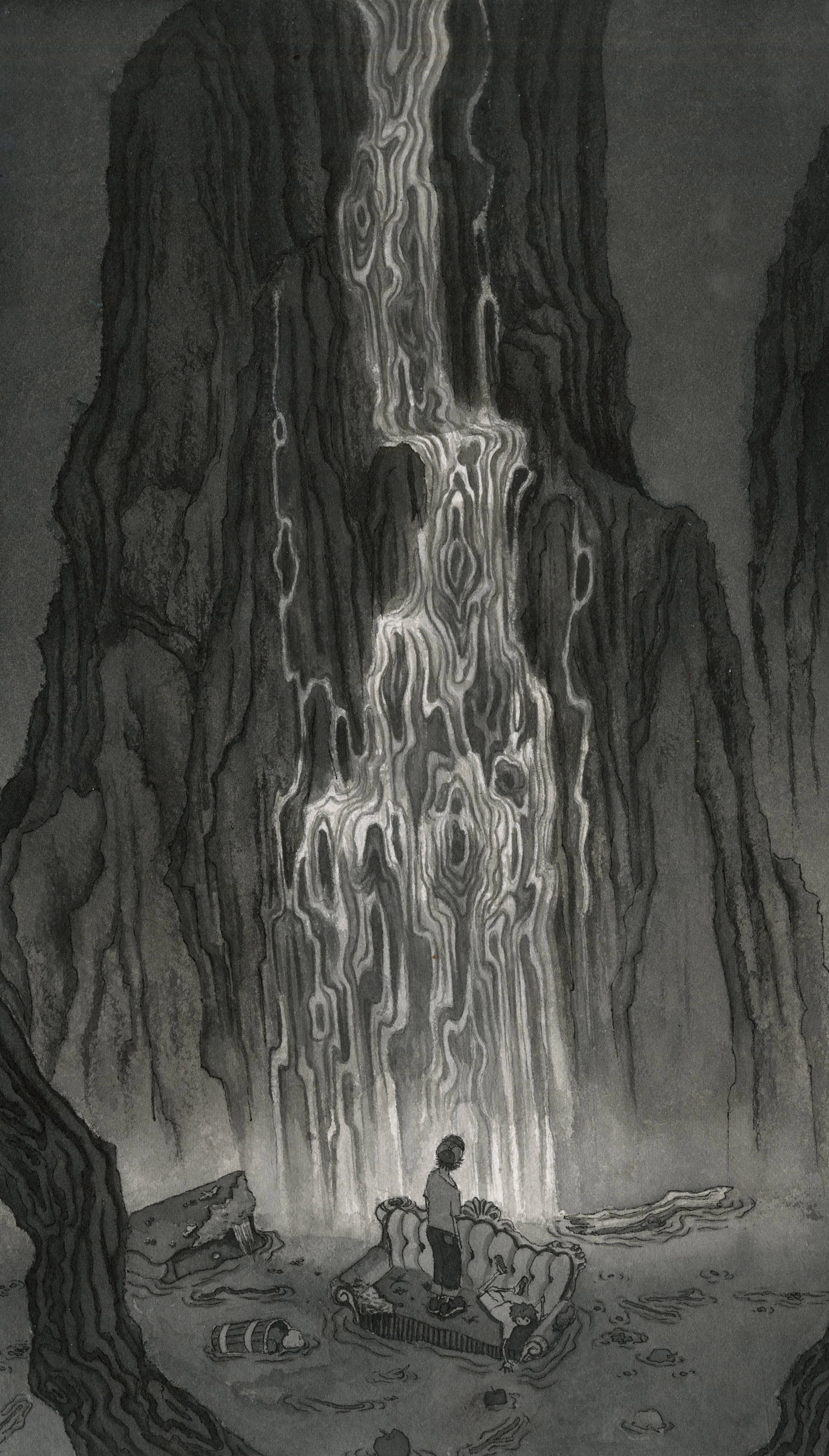 Arknoah, ink on paper, 2022