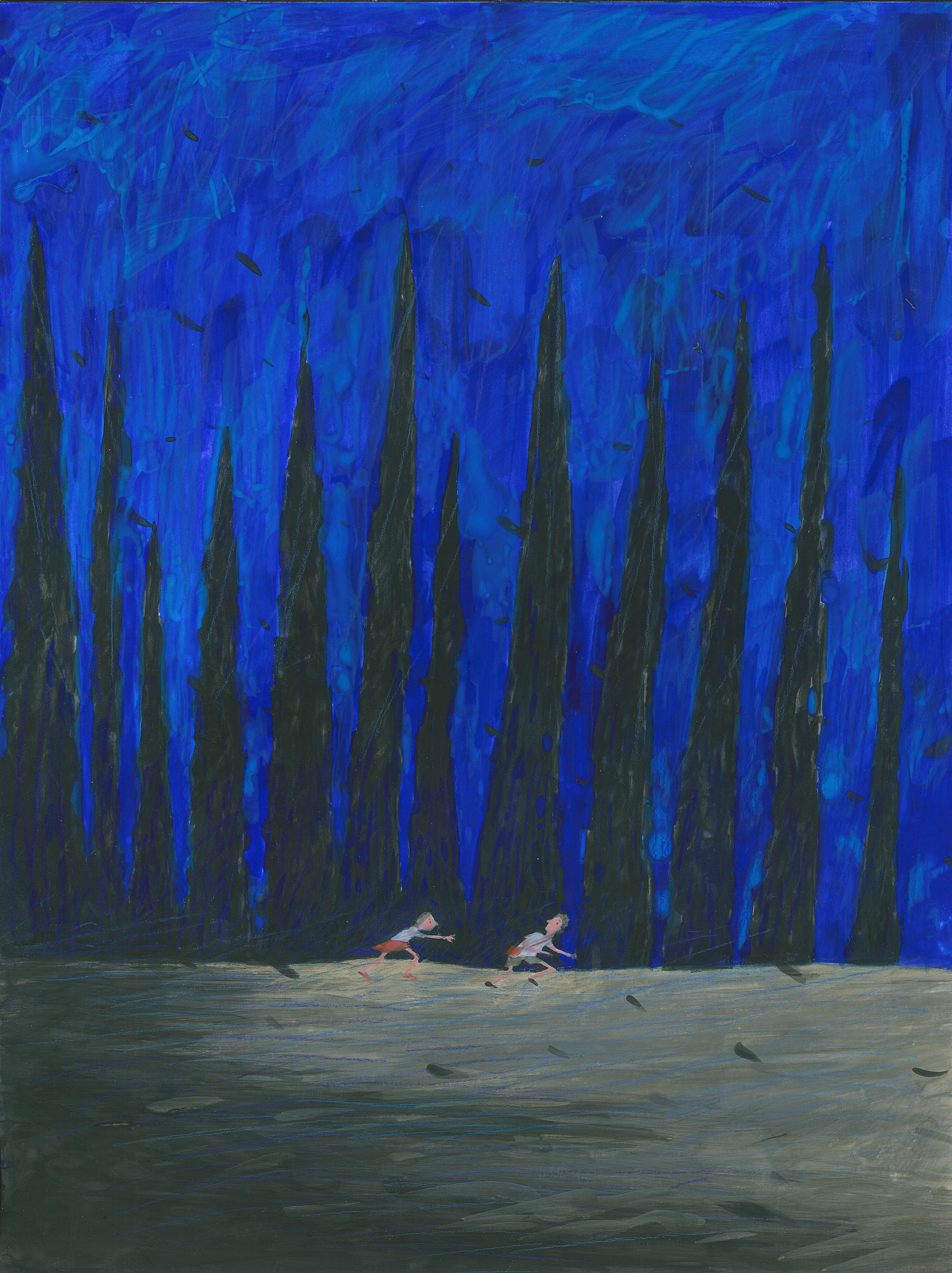 Escape (gouache), 2026