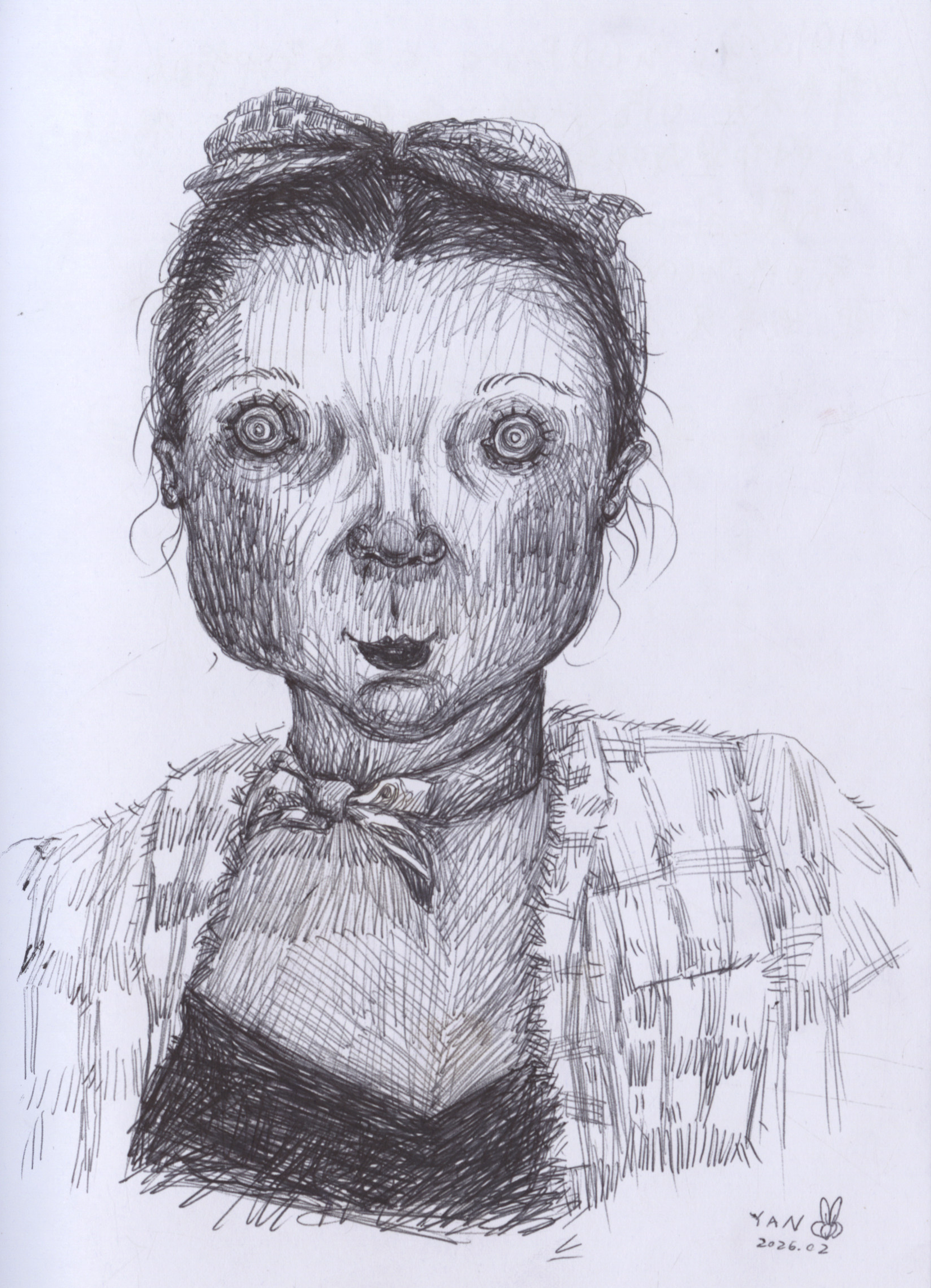 Bourgeois, ink on paper, 2026