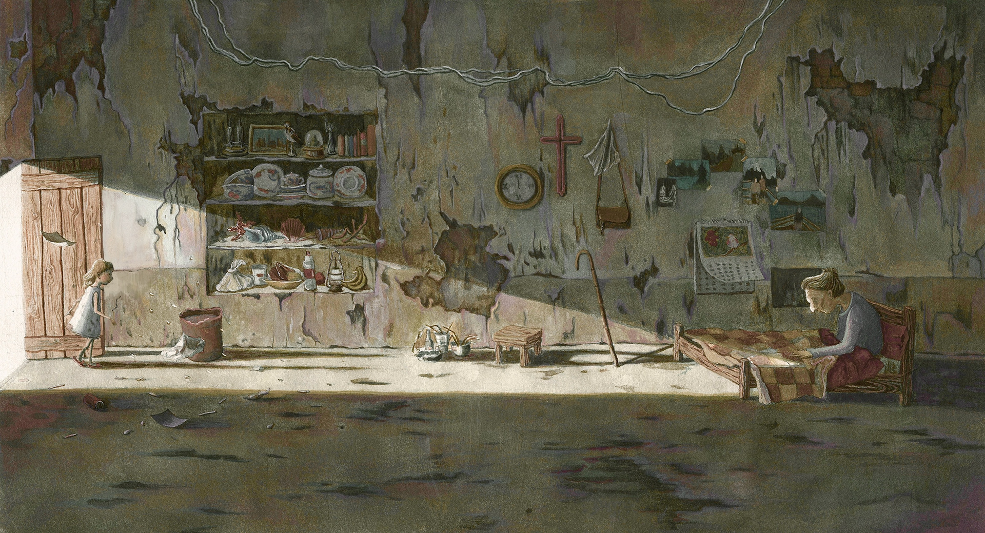 Once Upon A Time (watercolor); Creative Quarterly 75 Winner; featured in Fatal Flaw Issue 13, 2023