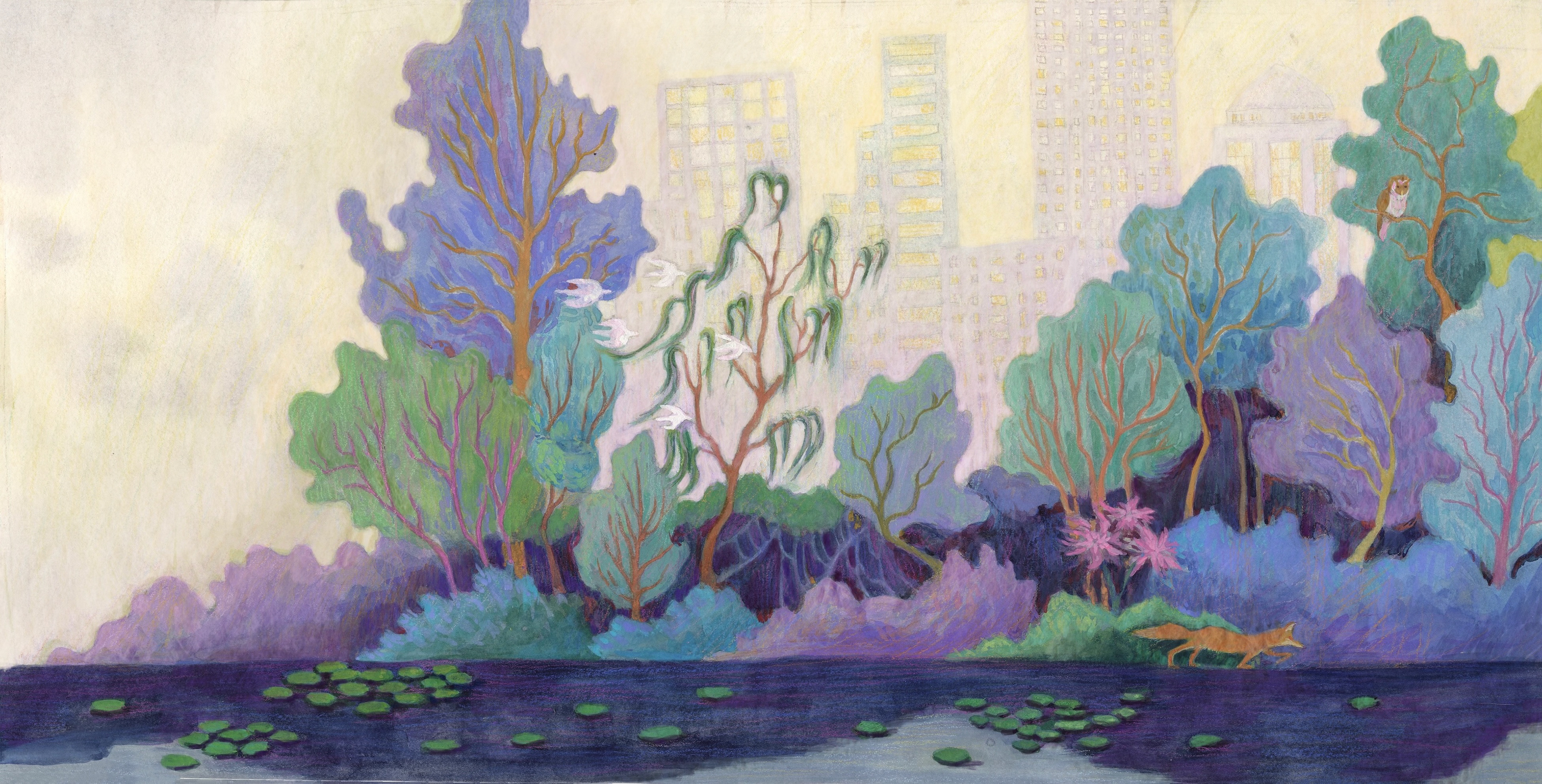 The Secret Song (gouache and watercolor); iJungle New Talent Merit Award, 2025