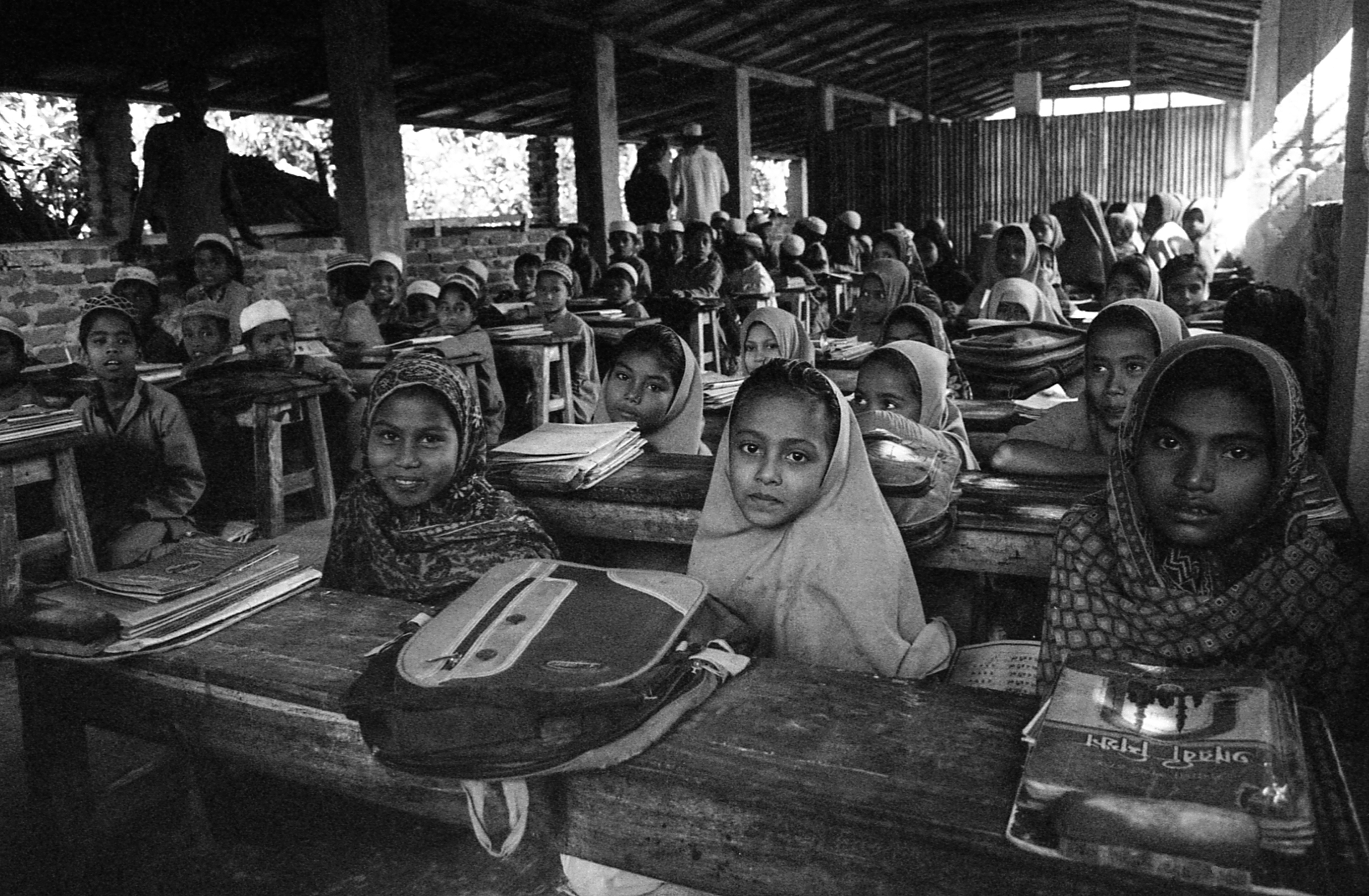 Shamlapur, Bangladesh. The girls side.