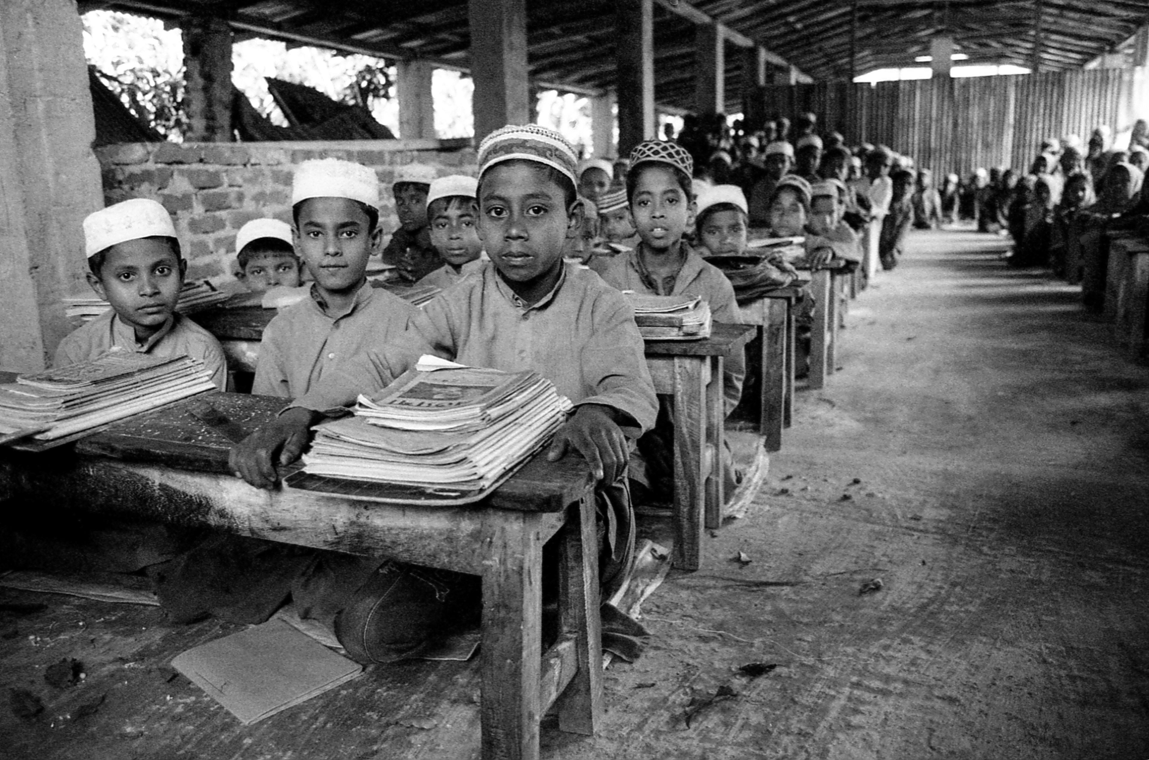 Shamlapur, Bangladesh. The boys side.