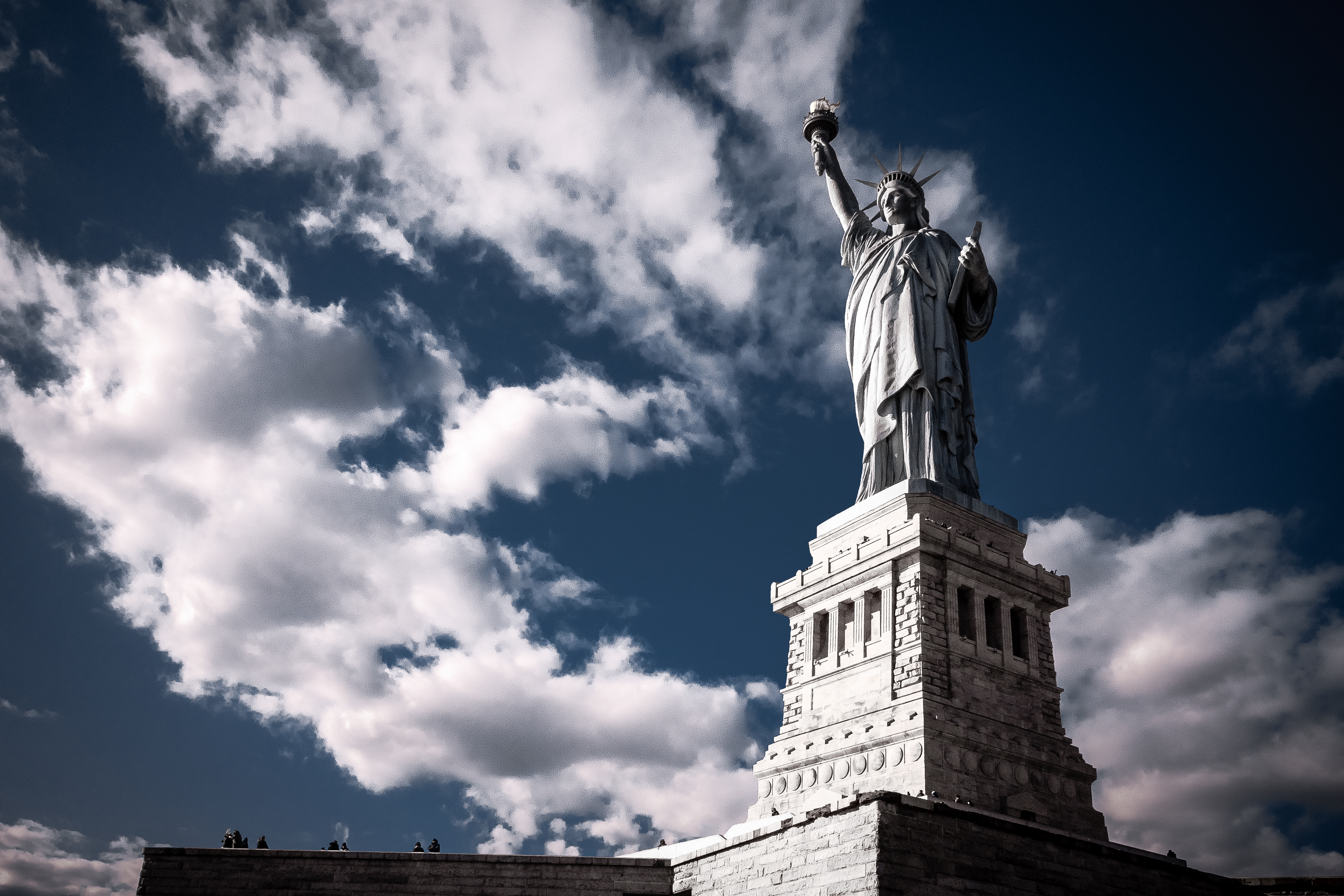 Lady Liberty (Digital false color IR conversion)