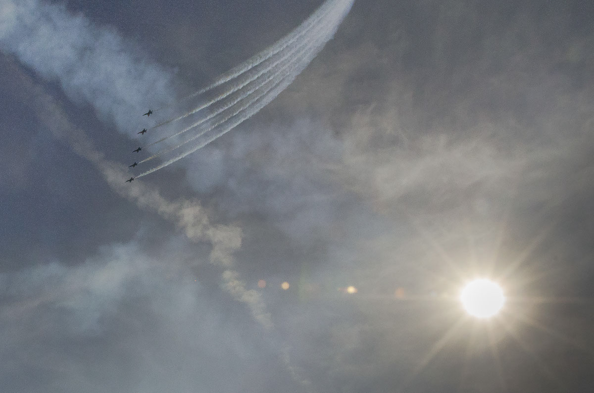 Angels Scratching the Blue Sky