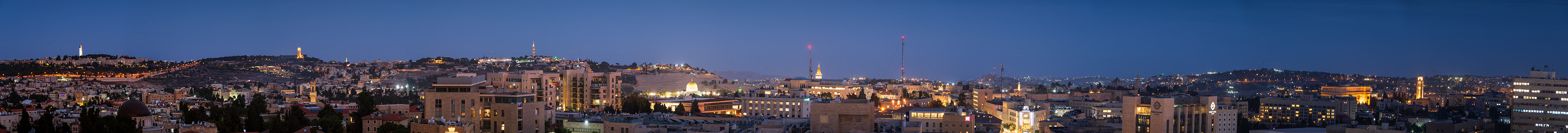 Jerusalem Panorama Looking Southeast