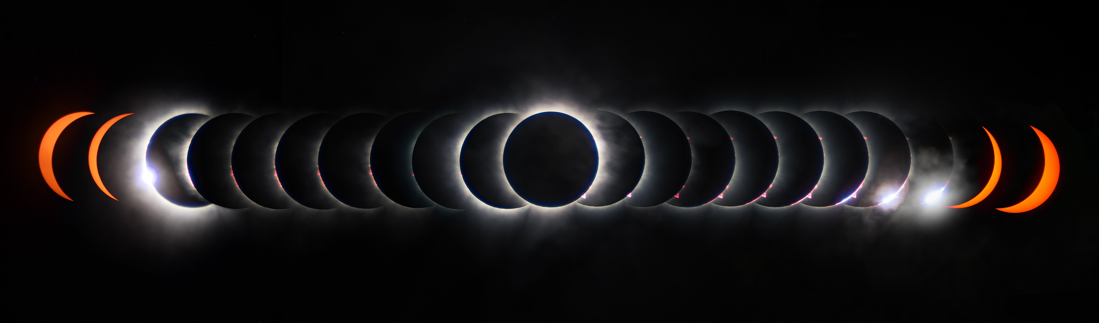 Solar Eclipse 2024 Composite