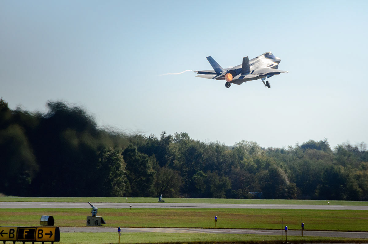 Off we go into the wild blue yonder... (F-35 Lightning II)