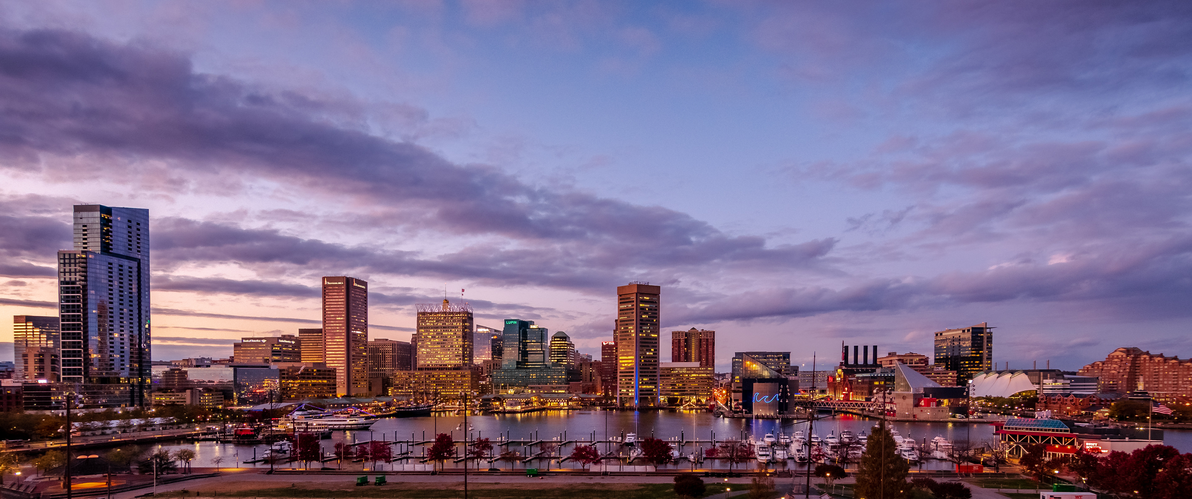 Inner Harbor at Sunset